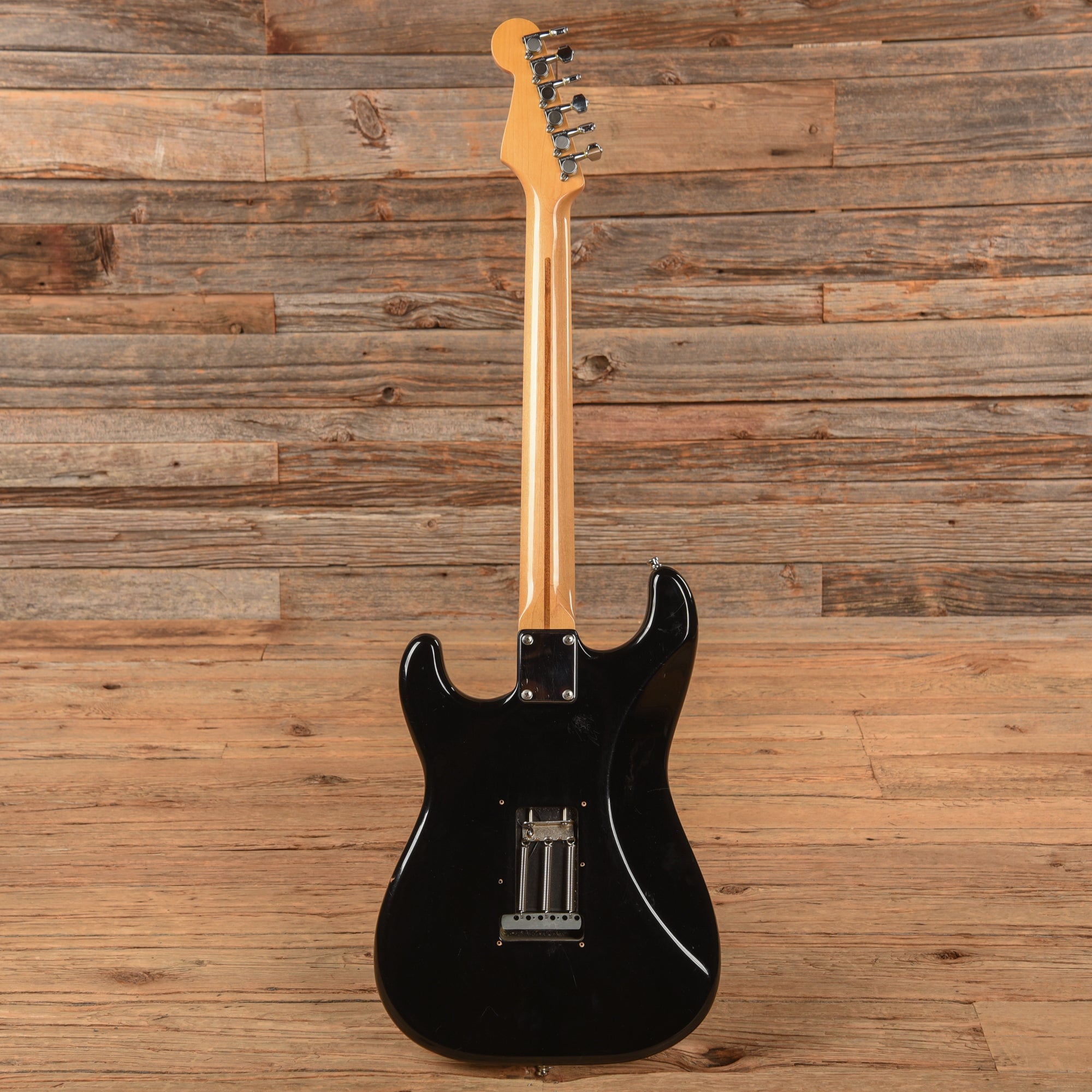 Fender MIJ Standard Stratocaster Black 1980s Electric Guitars / Solid Body