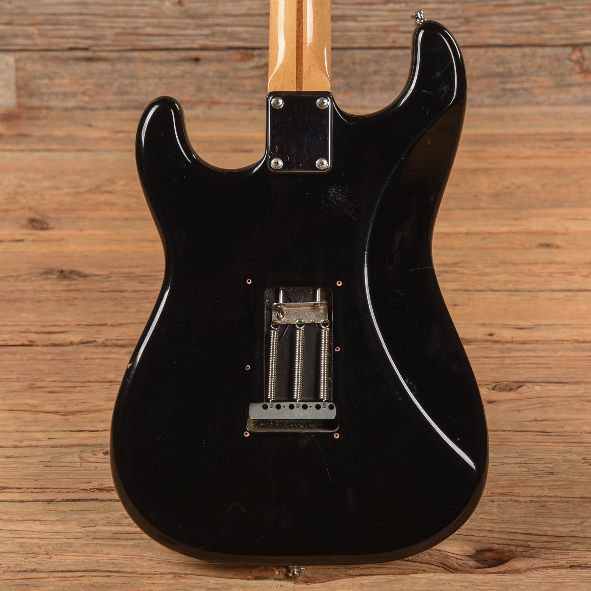 Fender MIJ Standard Stratocaster Black 1980s Electric Guitars / Solid Body