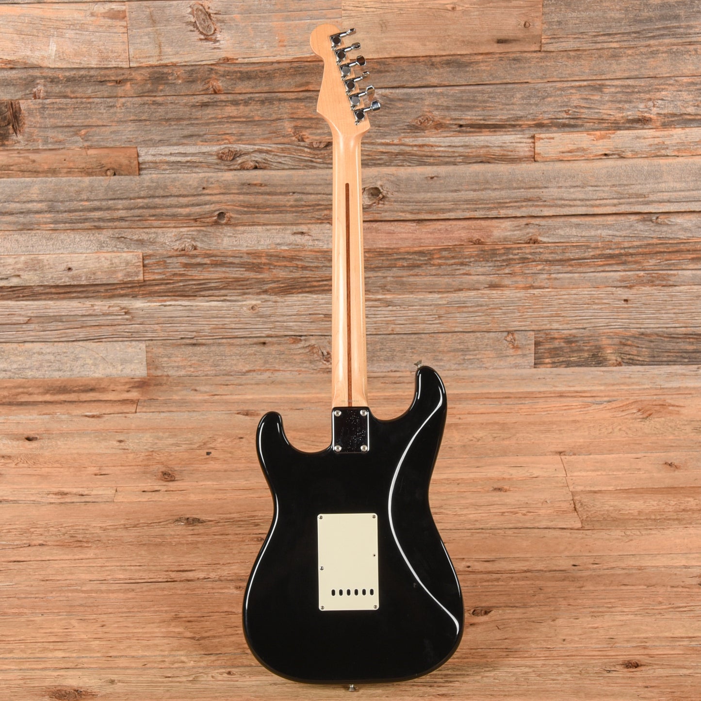 Fender MIJ Stratocaster Black Electric Guitars / Solid Body