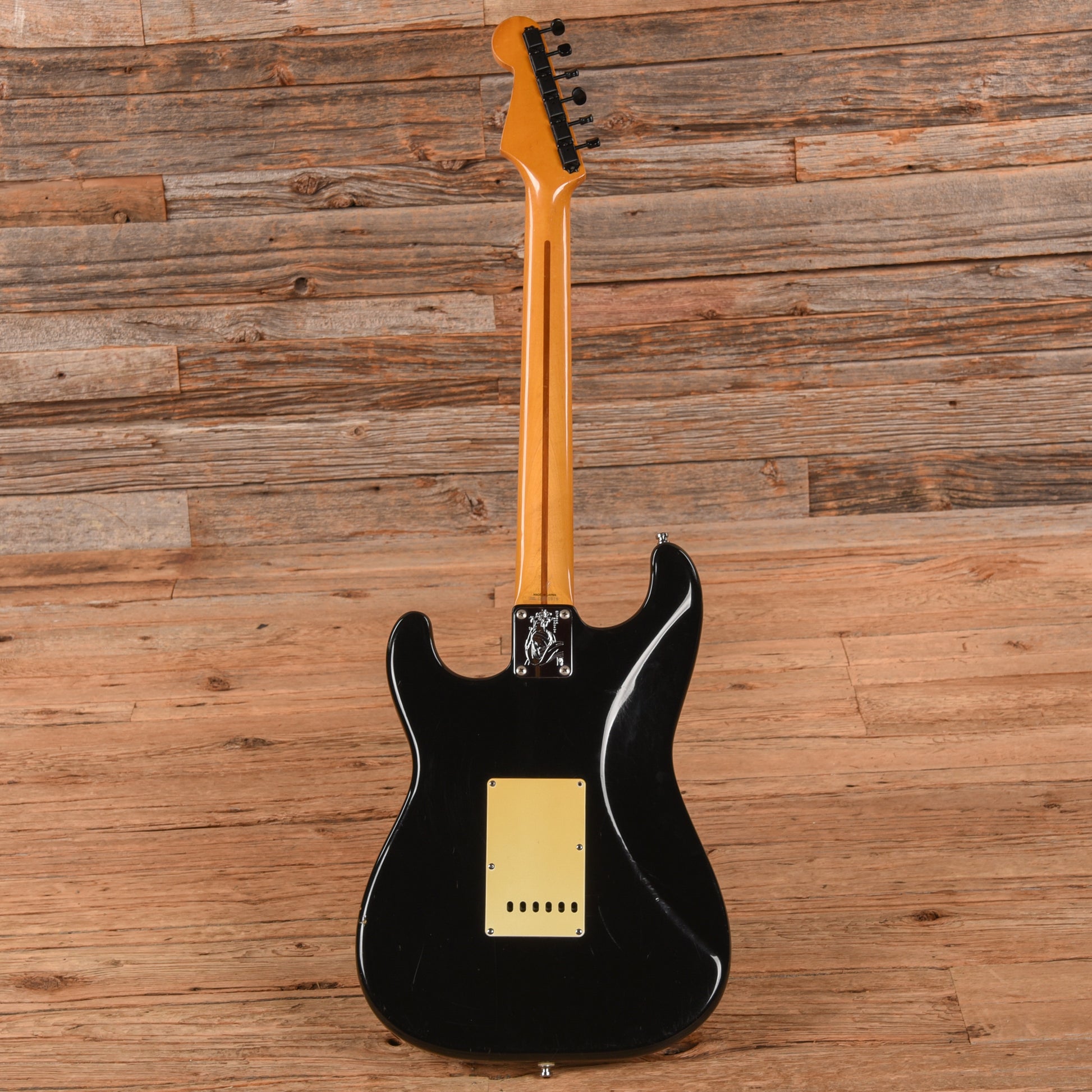 Fender MIJ Stratocaster Black Electric Guitars / Solid Body