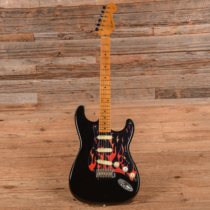 Fender MIJ Stratocaster Black Electric Guitars / Solid Body
