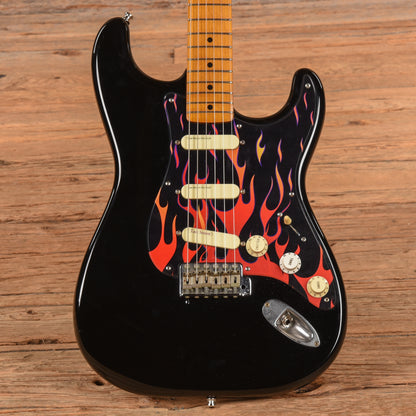 Fender MIJ Stratocaster Black Electric Guitars / Solid Body