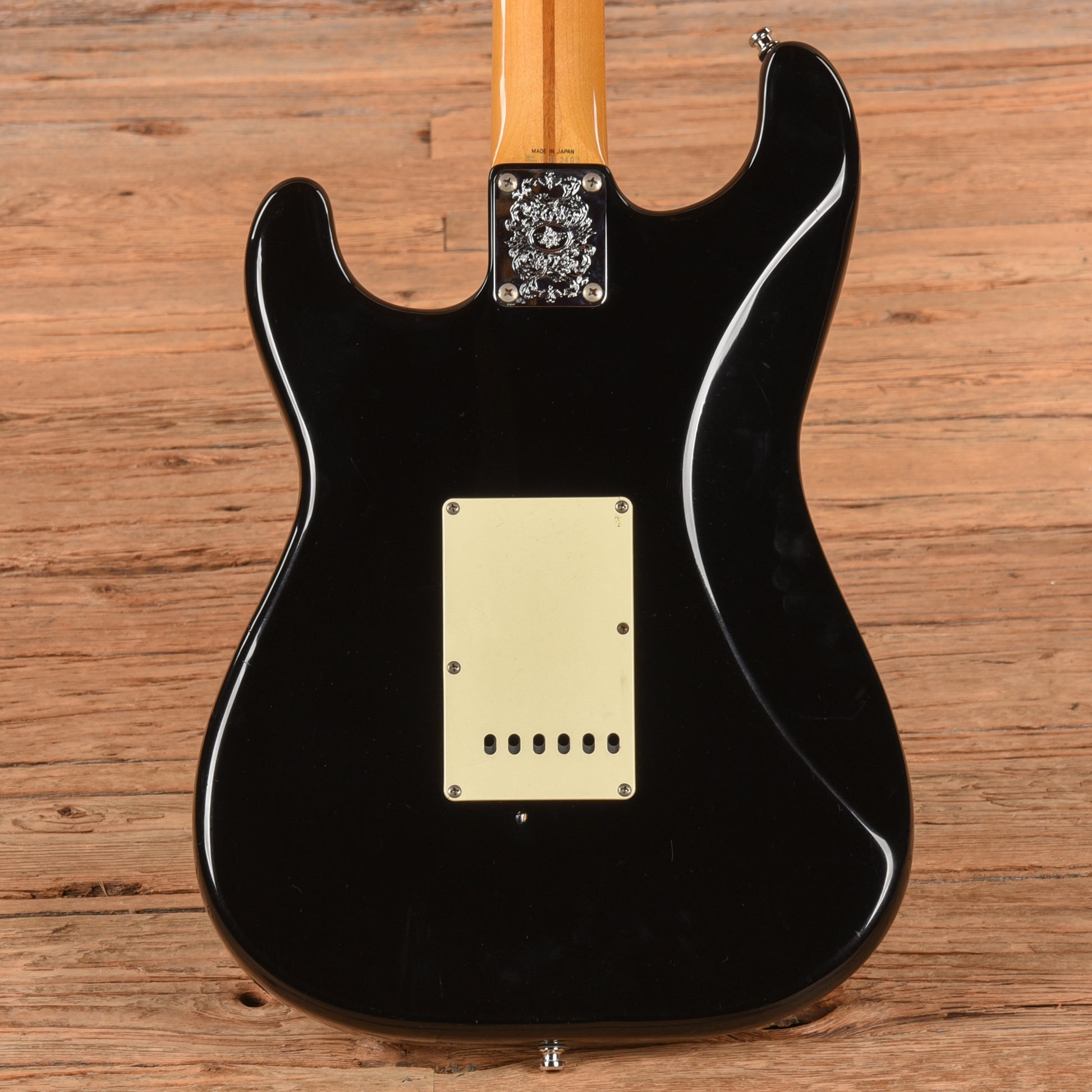 Fender MIJ Stratocaster Black Electric Guitars / Solid Body