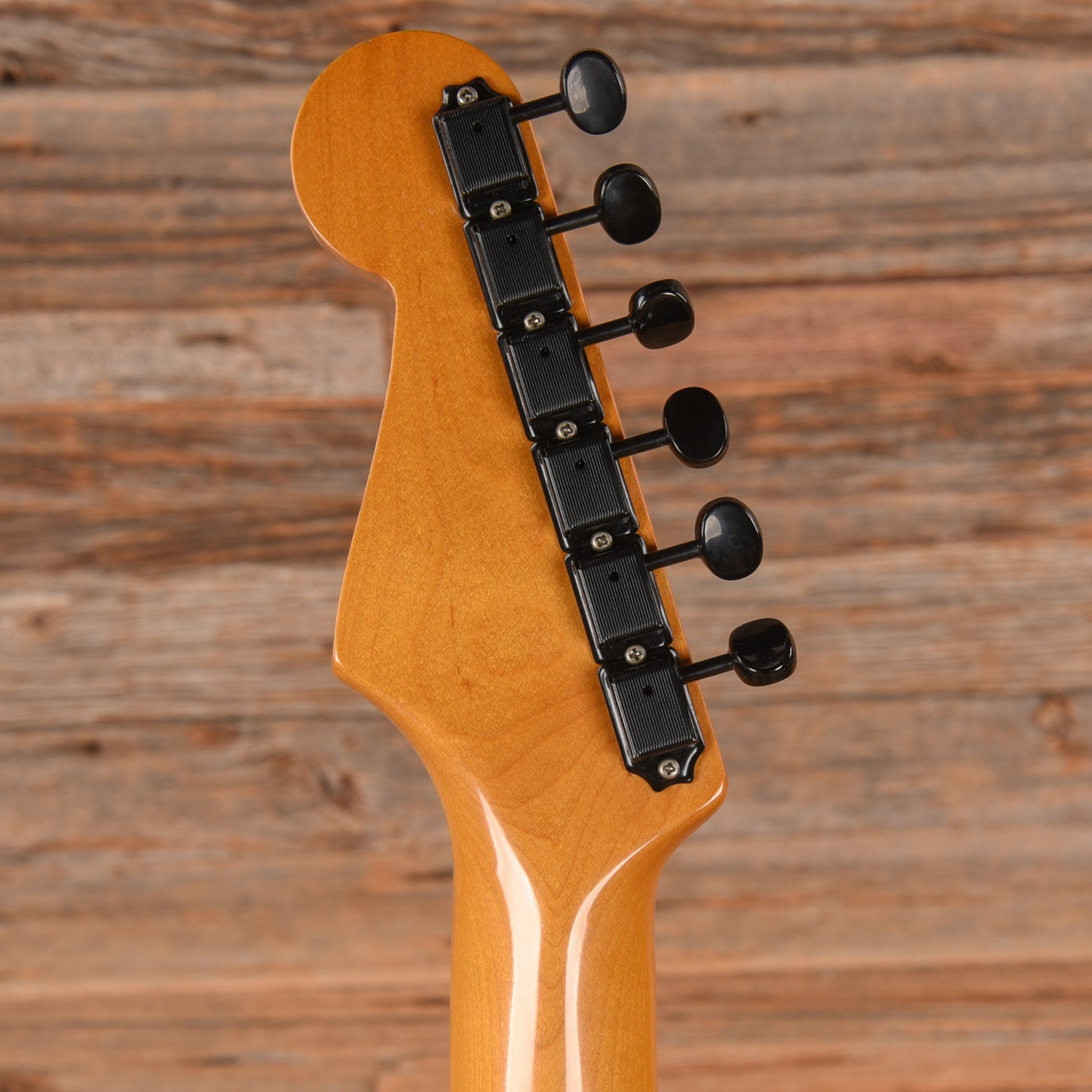 Fender MIJ Stratocaster Black Electric Guitars / Solid Body