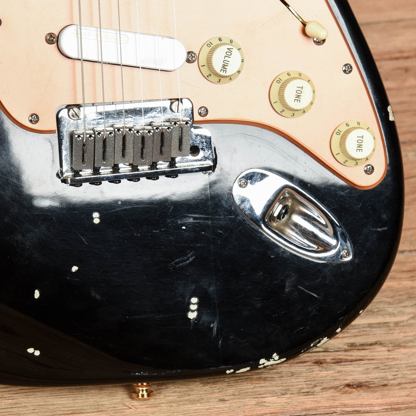 Fender MIJ Stratocaster Neck with Unknown Fender Body Black Electric Guitars / Solid Body