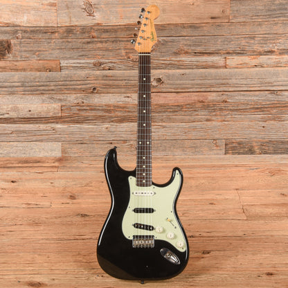 Fender MIJ Stratocaster Neck with Unknown Hardtail Body Black Electric Guitars / Solid Body