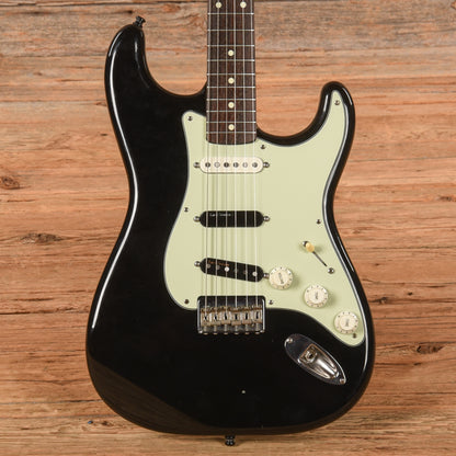 Fender MIJ Stratocaster Neck with Unknown Hardtail Body Black Electric Guitars / Solid Body