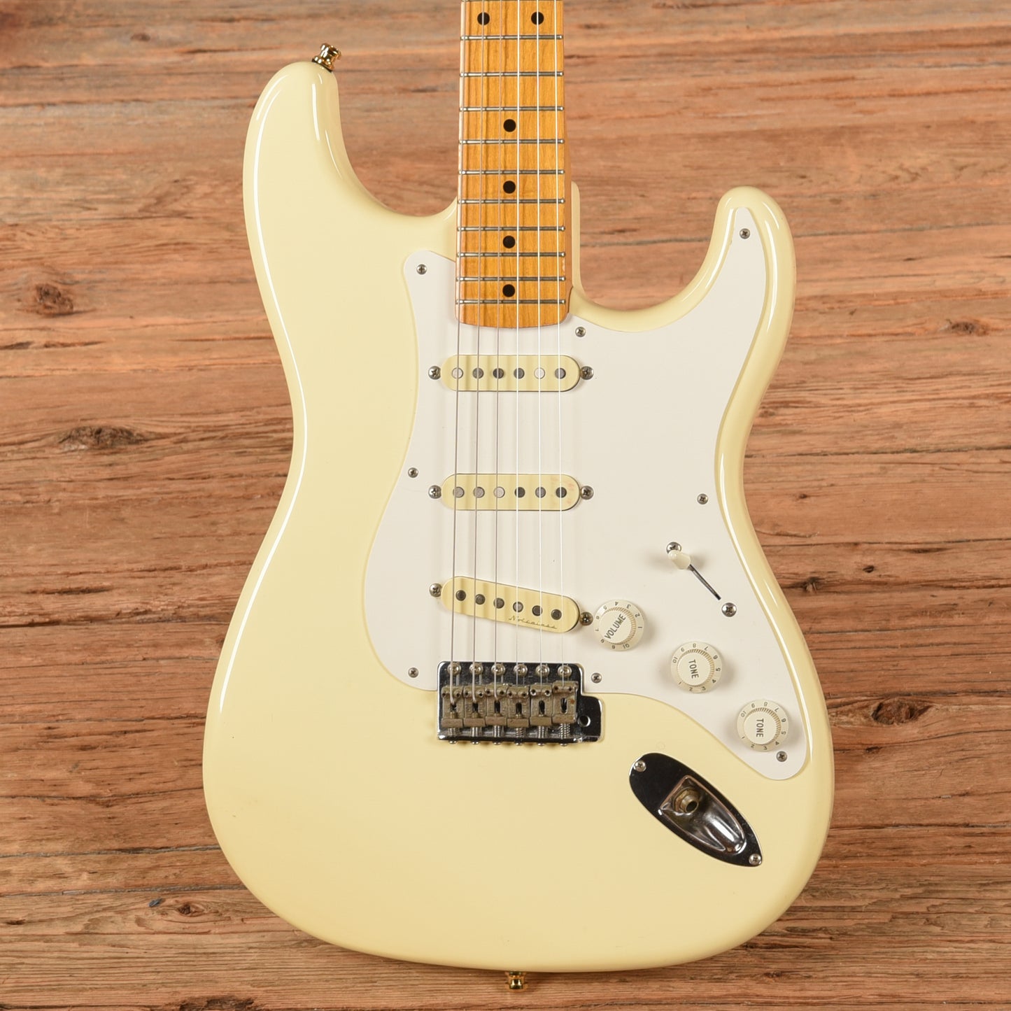 Fender MIJ Stratocaster Olympic White 1985 Electric Guitars / Solid Body