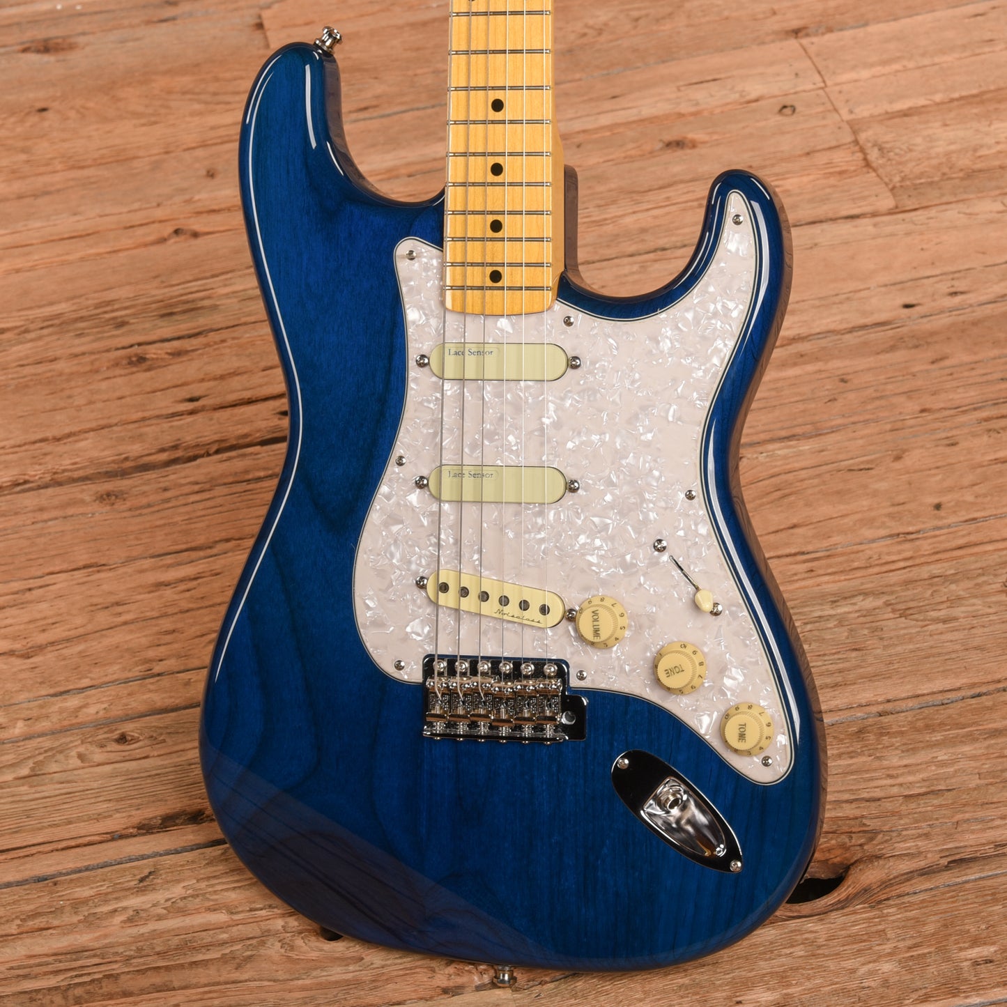Fender MIJ Traditional '58 Stratocaster Sapphire Blue Transparent 2019 Electric Guitars / Solid Body