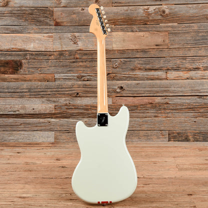 Fender MIJ Traditional 60s Mustang Olympic White/Red Competition Stripe 2023 Electric Guitars / Solid Body