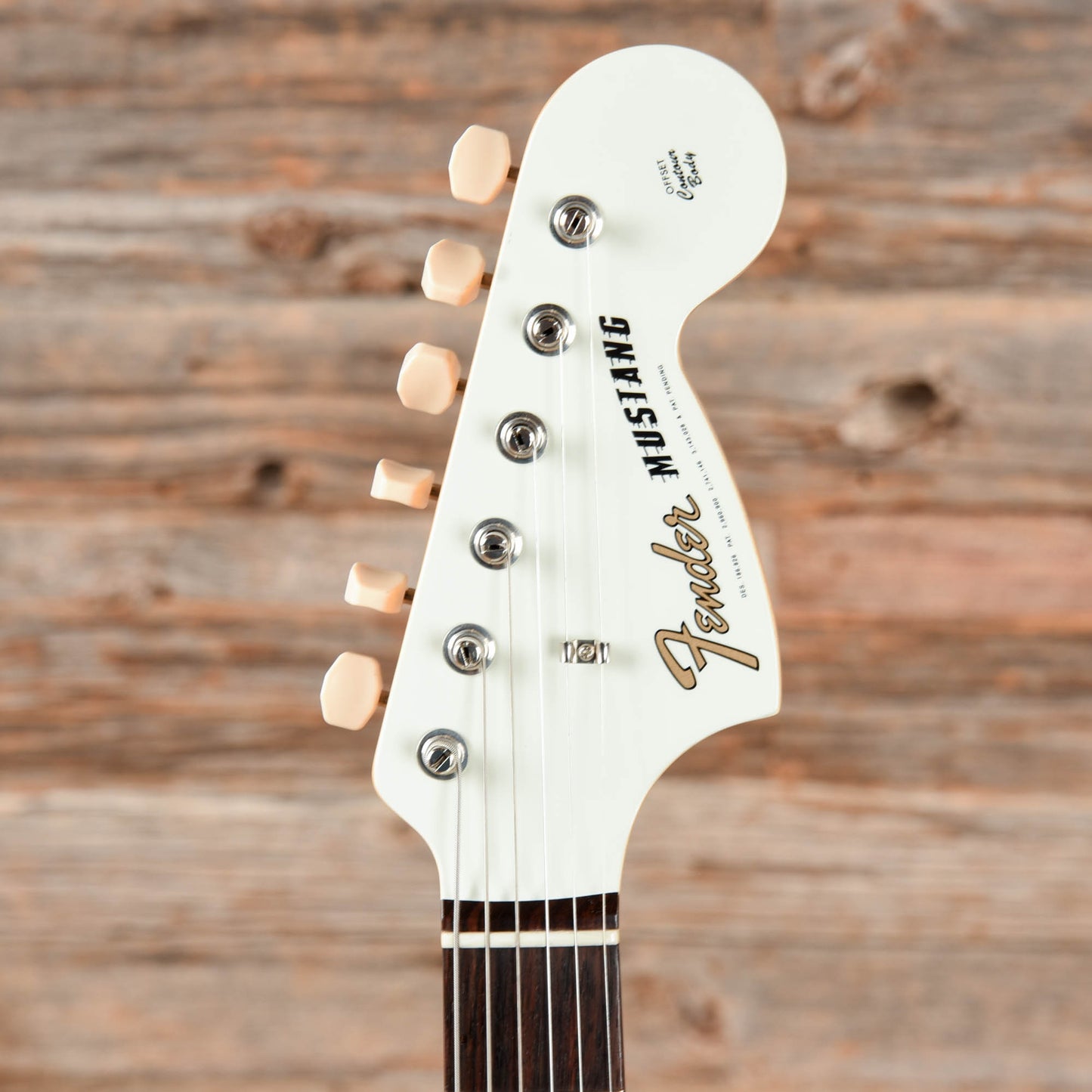 Fender MIJ Traditional 60s Mustang Olympic White/Red Competition Stripe 2023 Electric Guitars / Solid Body
