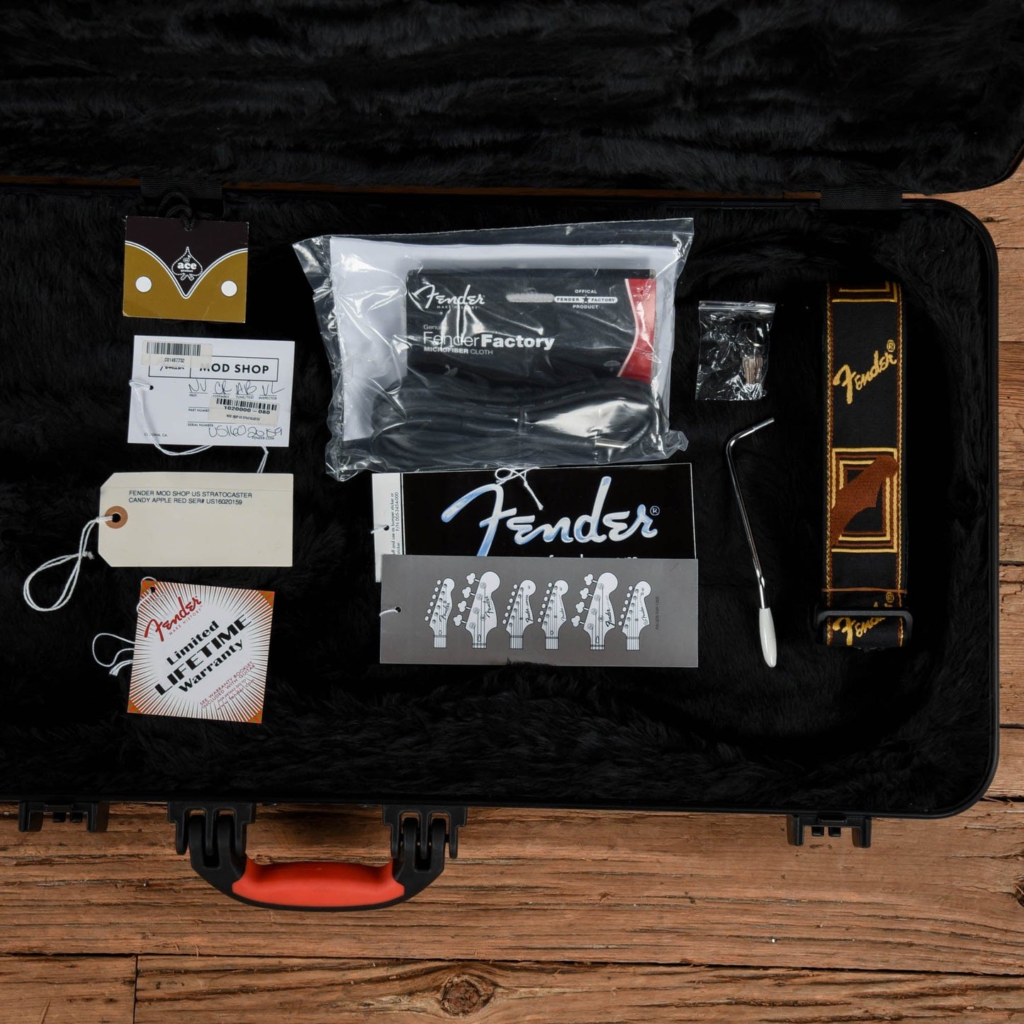 Fender Mod Shop Stratocaster Candy Apple Red 2016 LEFTY Electric Guitars / Solid Body