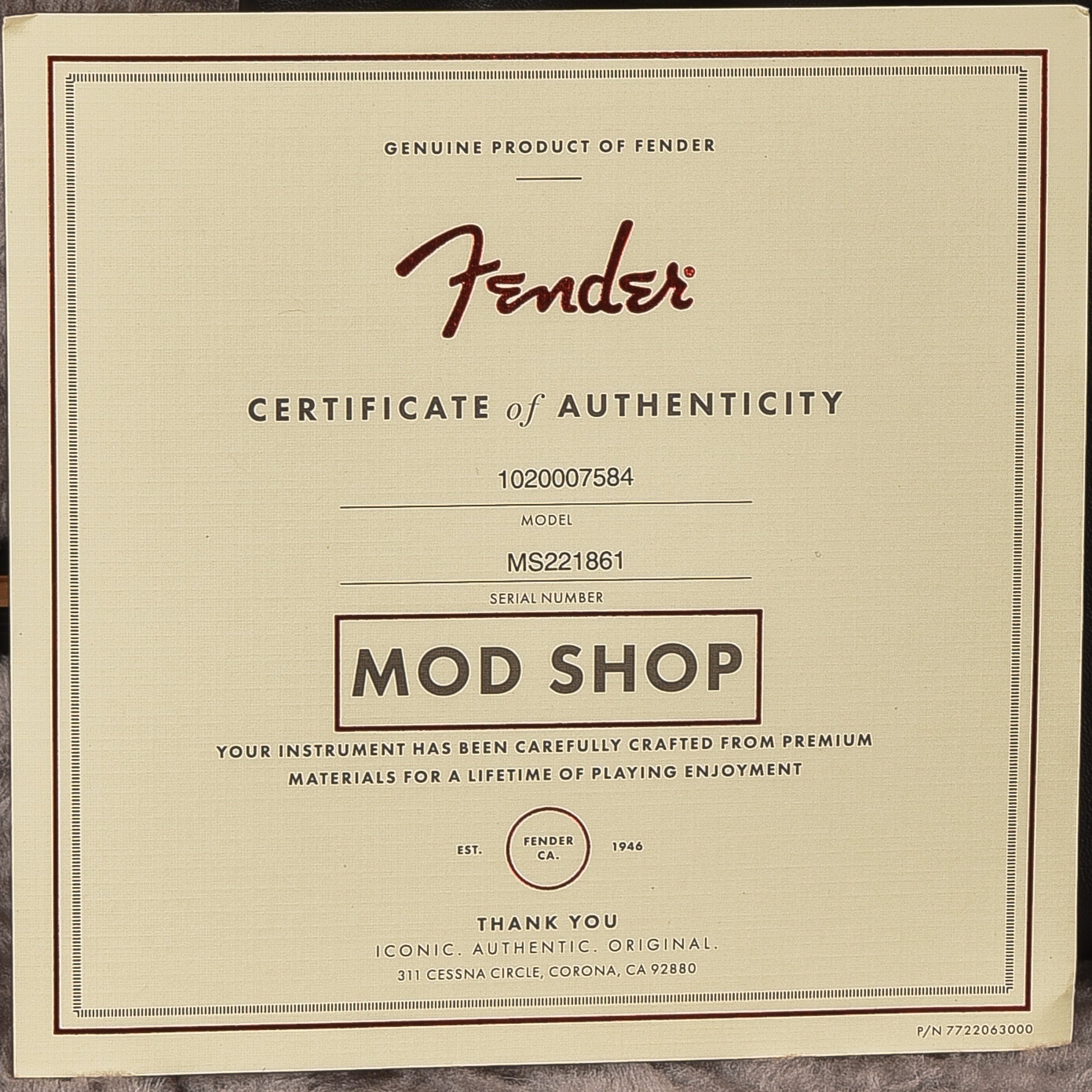 Fender Mod Shop Stratocaster Desert Sand 2022 Electric Guitars / Solid Body