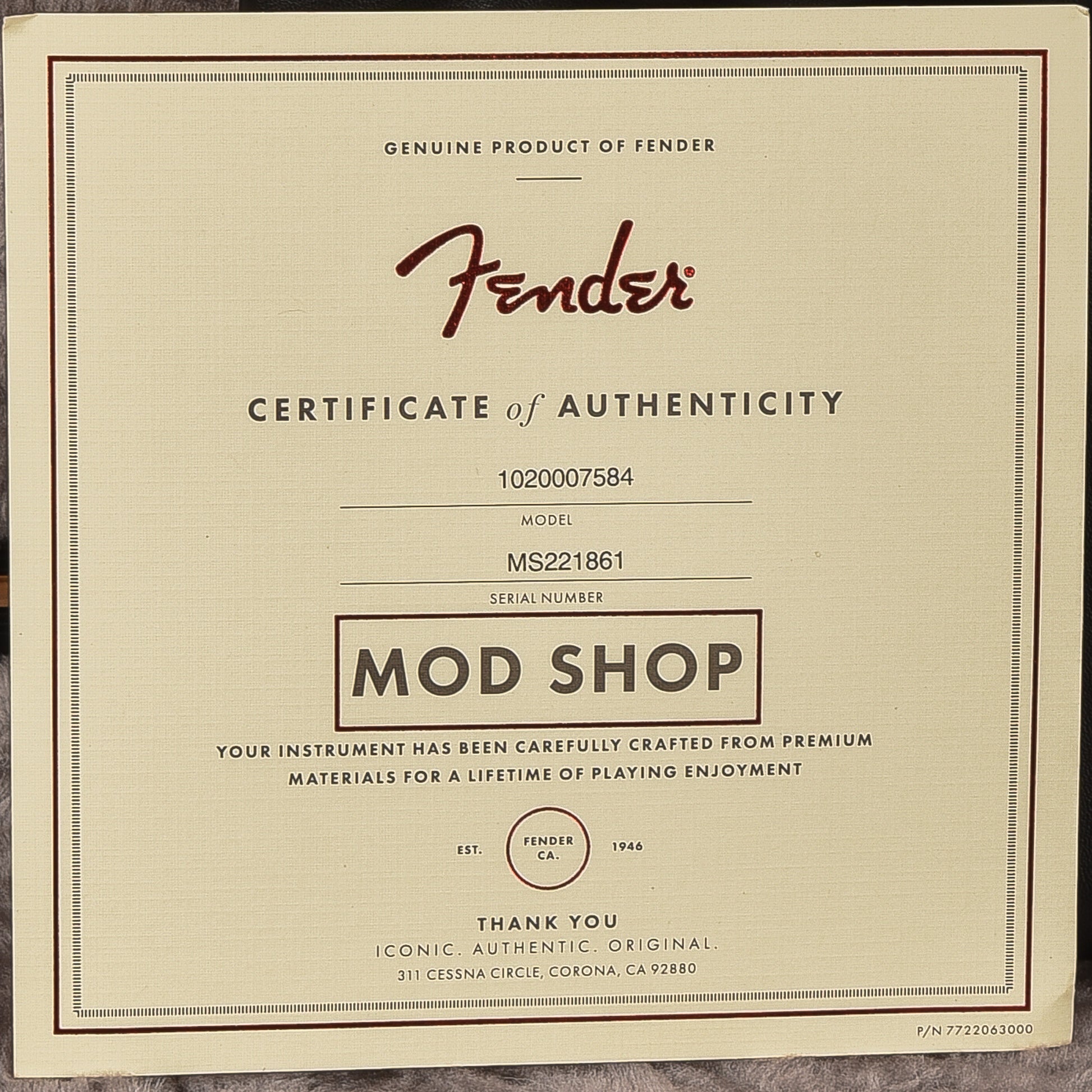 Fender Mod Shop Stratocaster Desert Sand 2022 Electric Guitars / Solid Body
