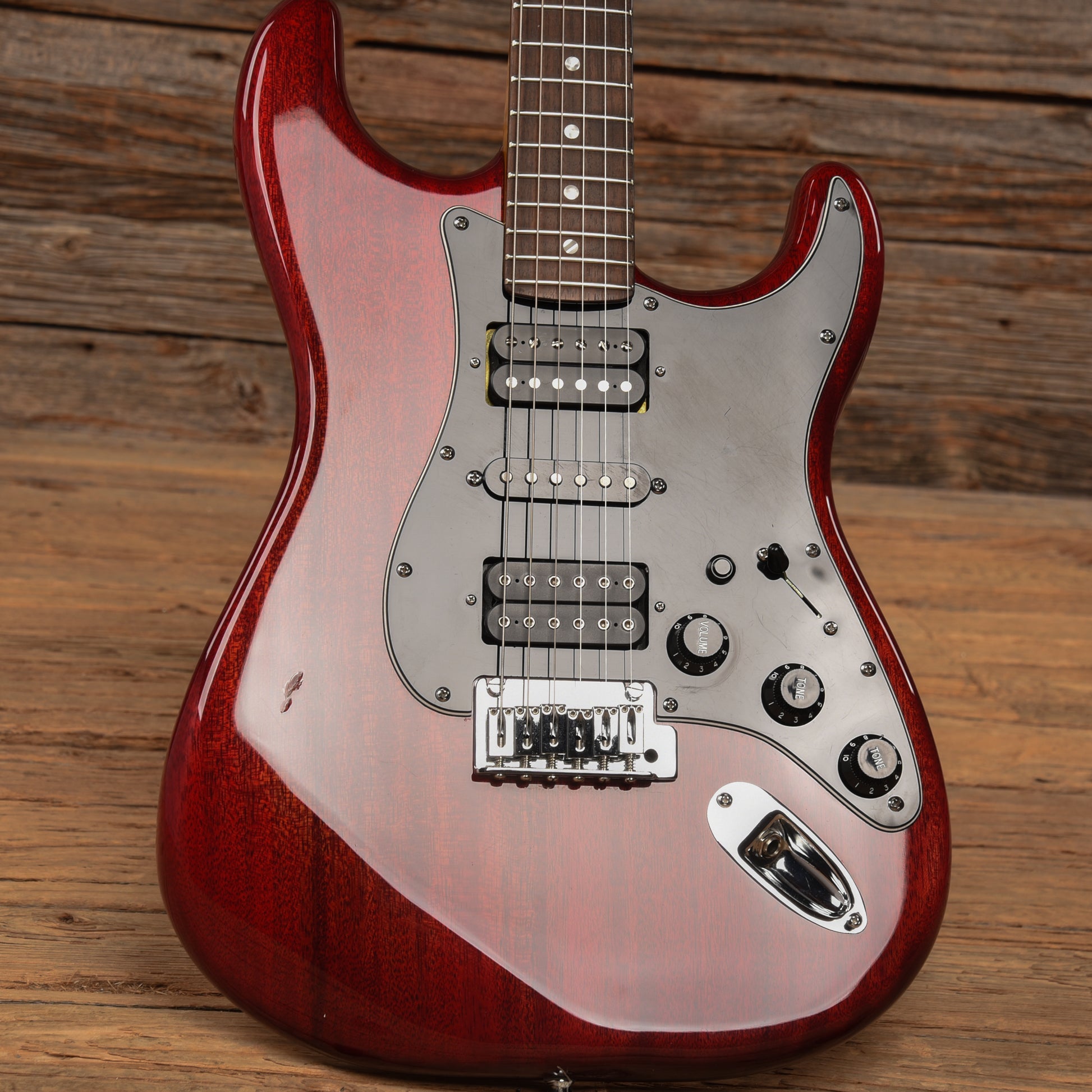 Fender Modern Player Stratocaster Crimson Red Transparent 2013 Electric Guitars / Solid Body