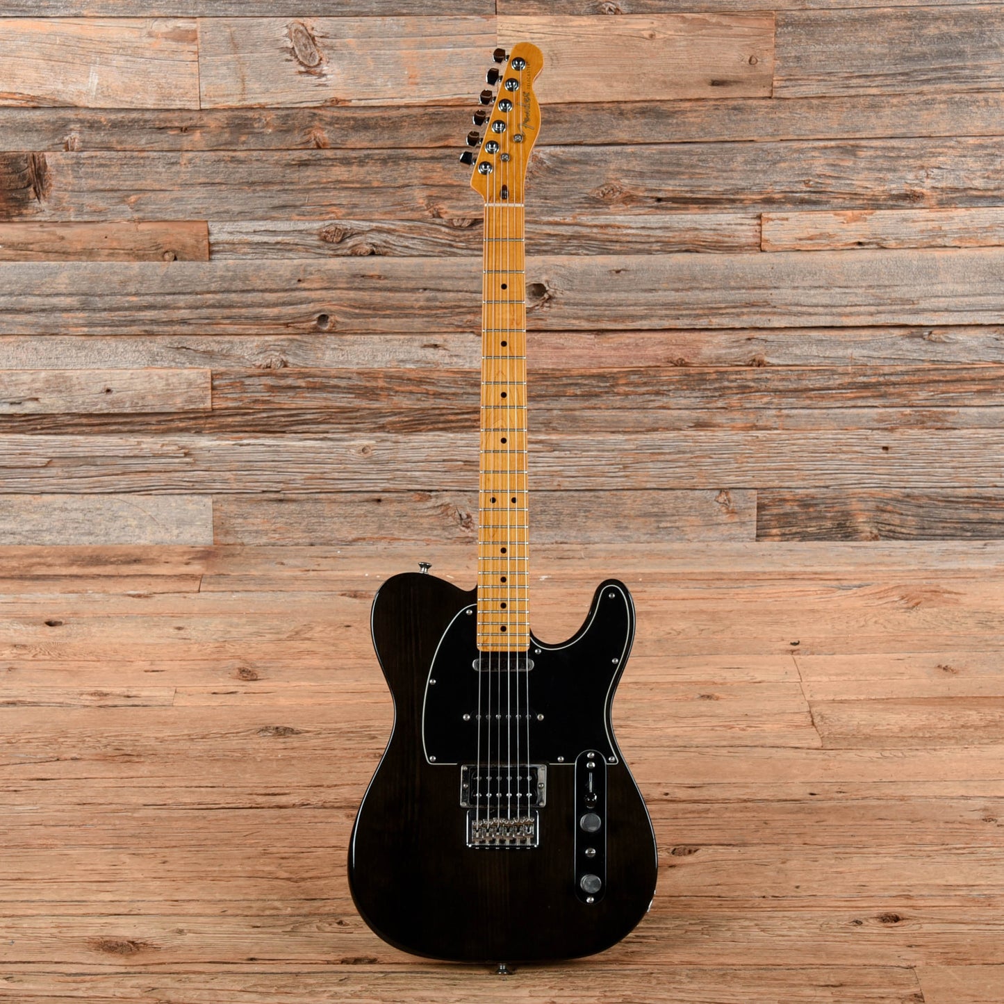 Fender Modern Player Telecaster Plus Transparent Black 2011 Electric Guitars / Solid Body