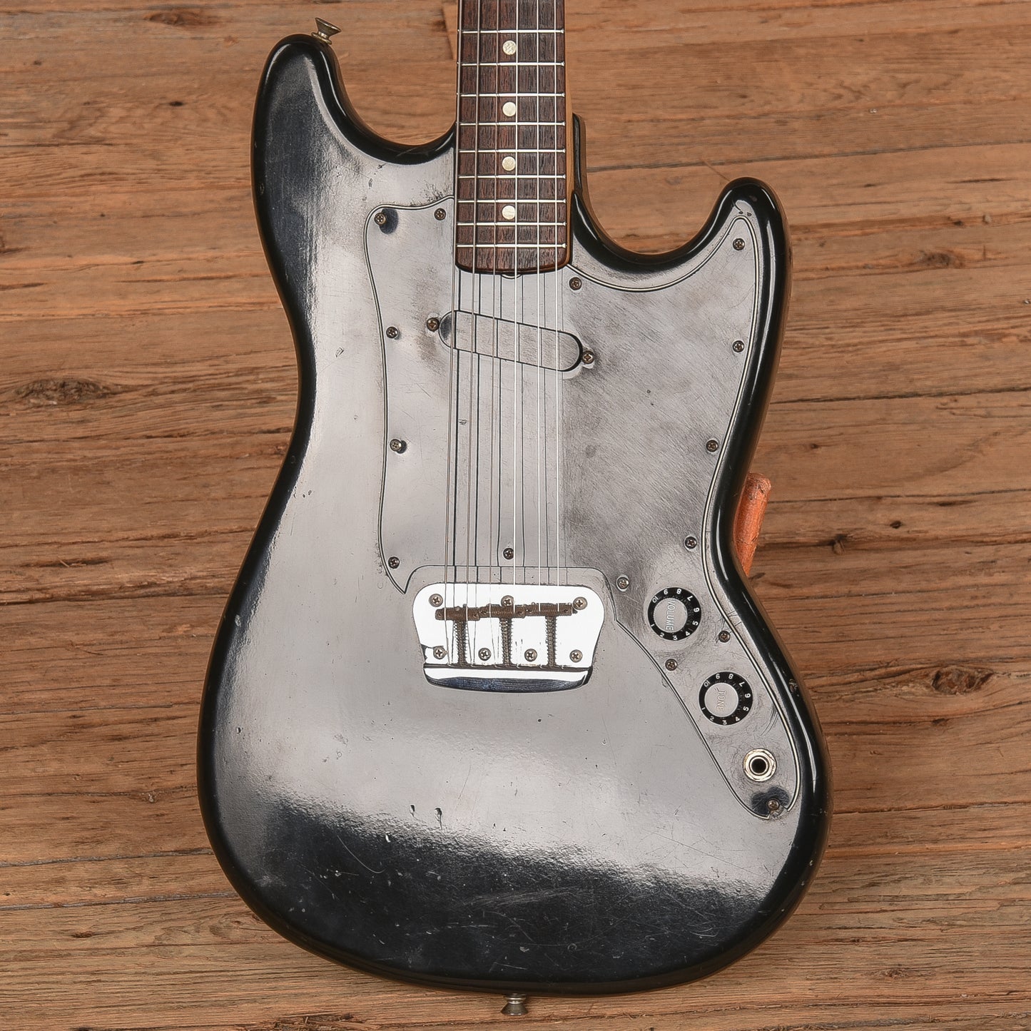 Fender Music Master Black 1977 Electric Guitars / Solid Body