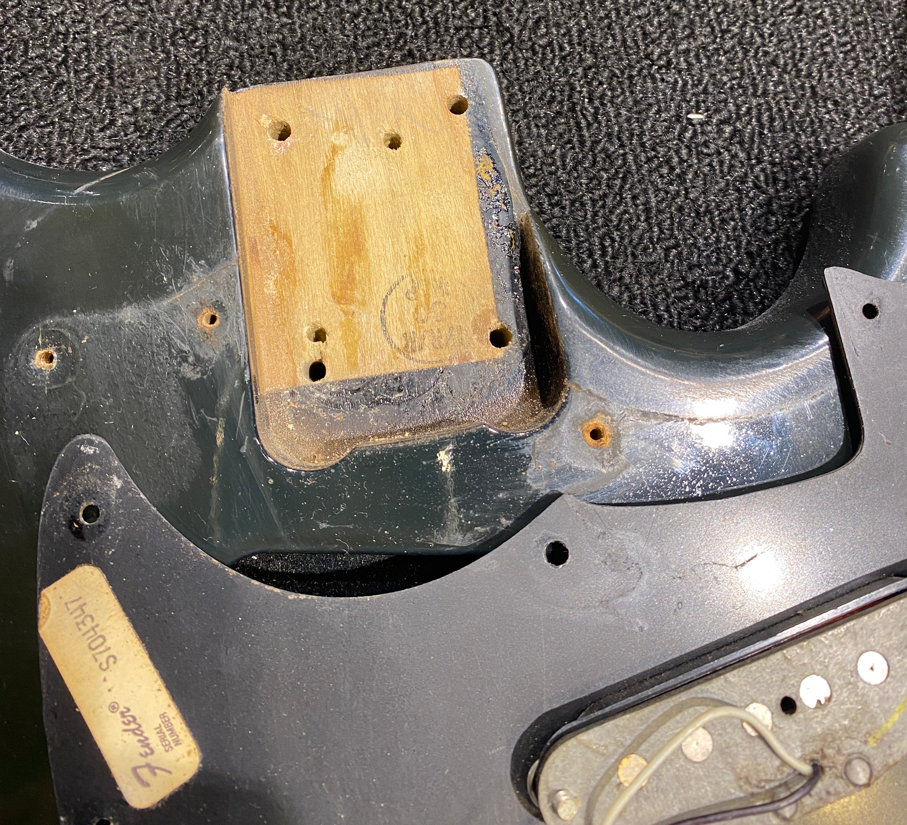 Fender Music Master Black 1977 Electric Guitars / Solid Body