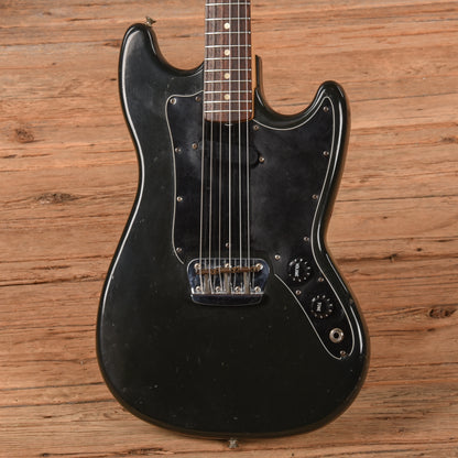 Fender Music Master Black 1977 Electric Guitars / Solid Body