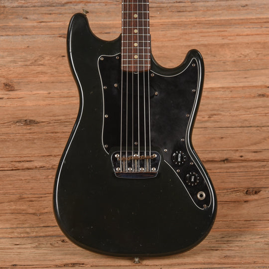Fender Music Master Black 1977 Electric Guitars / Solid Body