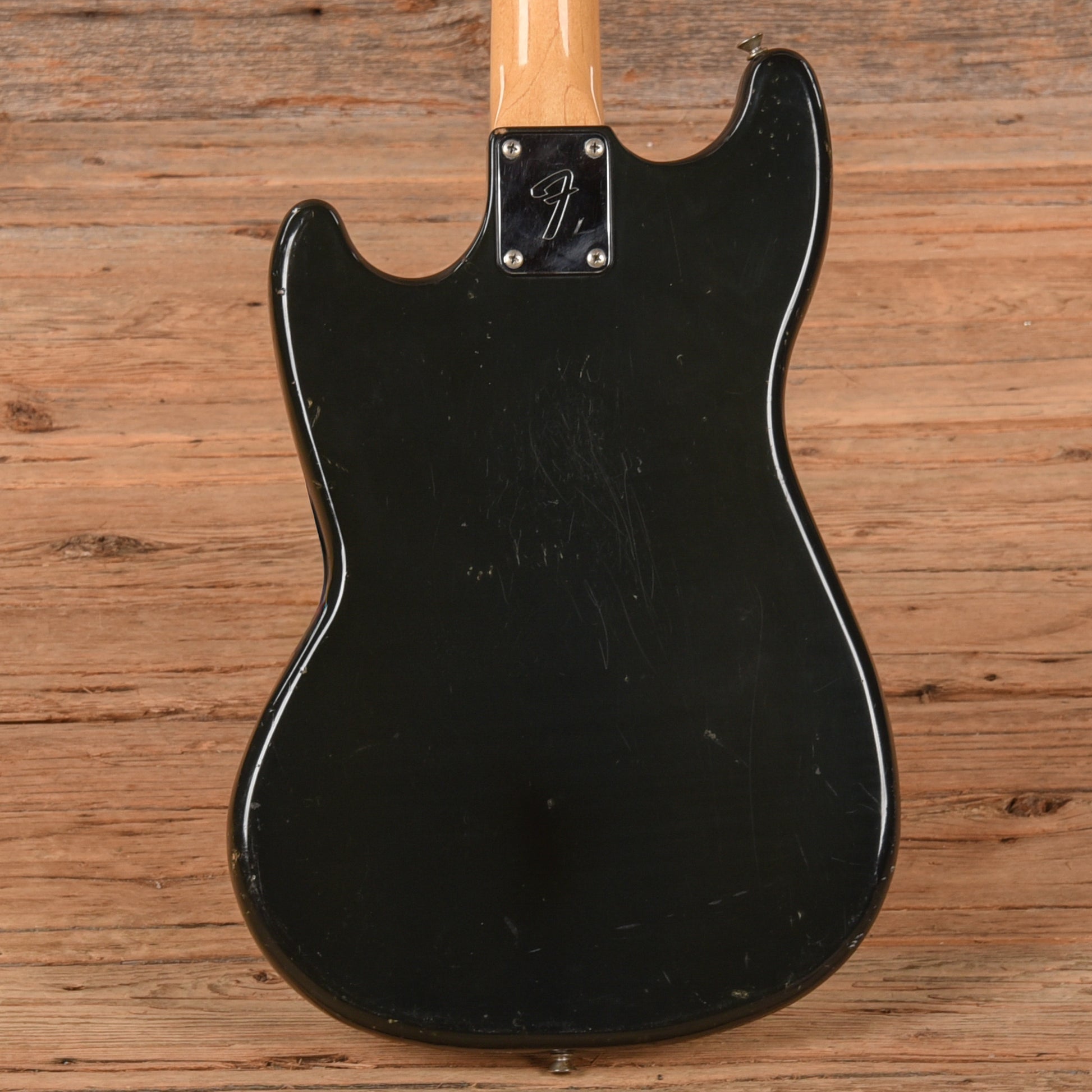 Fender Music Master Black 1977 Electric Guitars / Solid Body