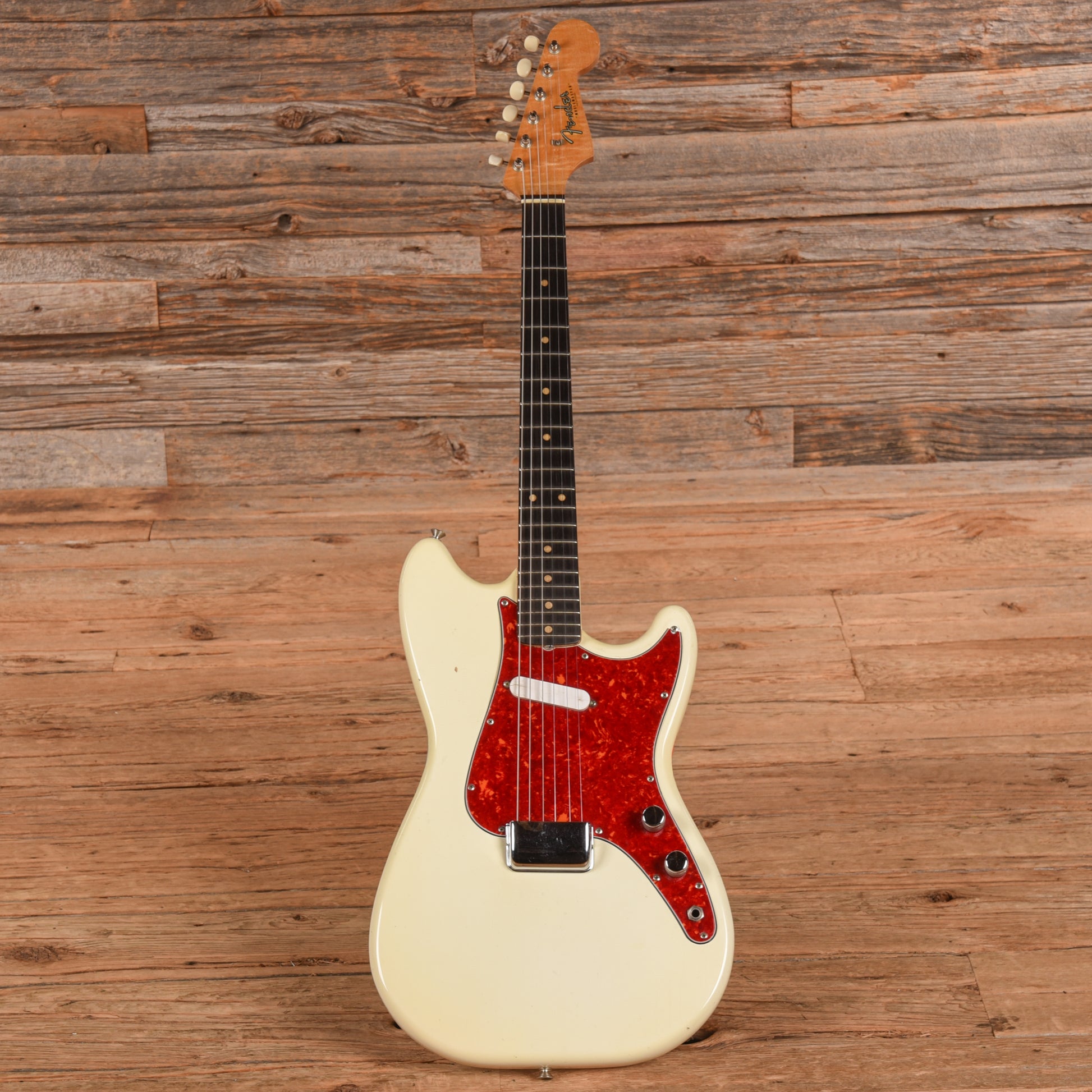 Fender Music Master Olympic White 1963 Electric Guitars / Solid Body
