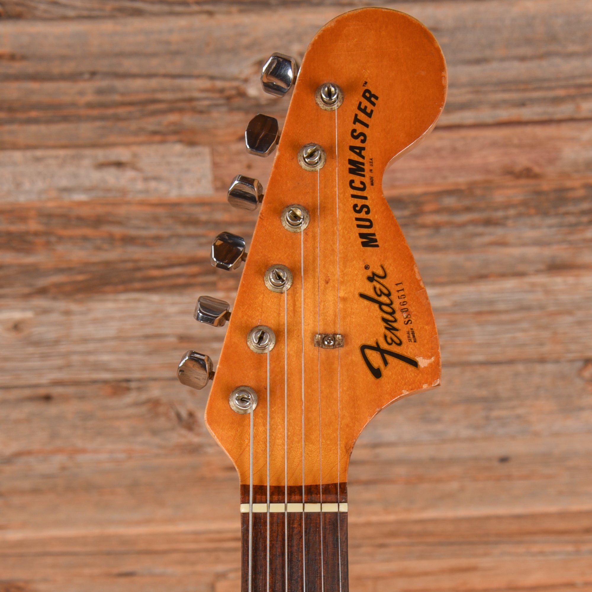 Fender Musicmaster Black 1978 Electric Guitars / Solid Body