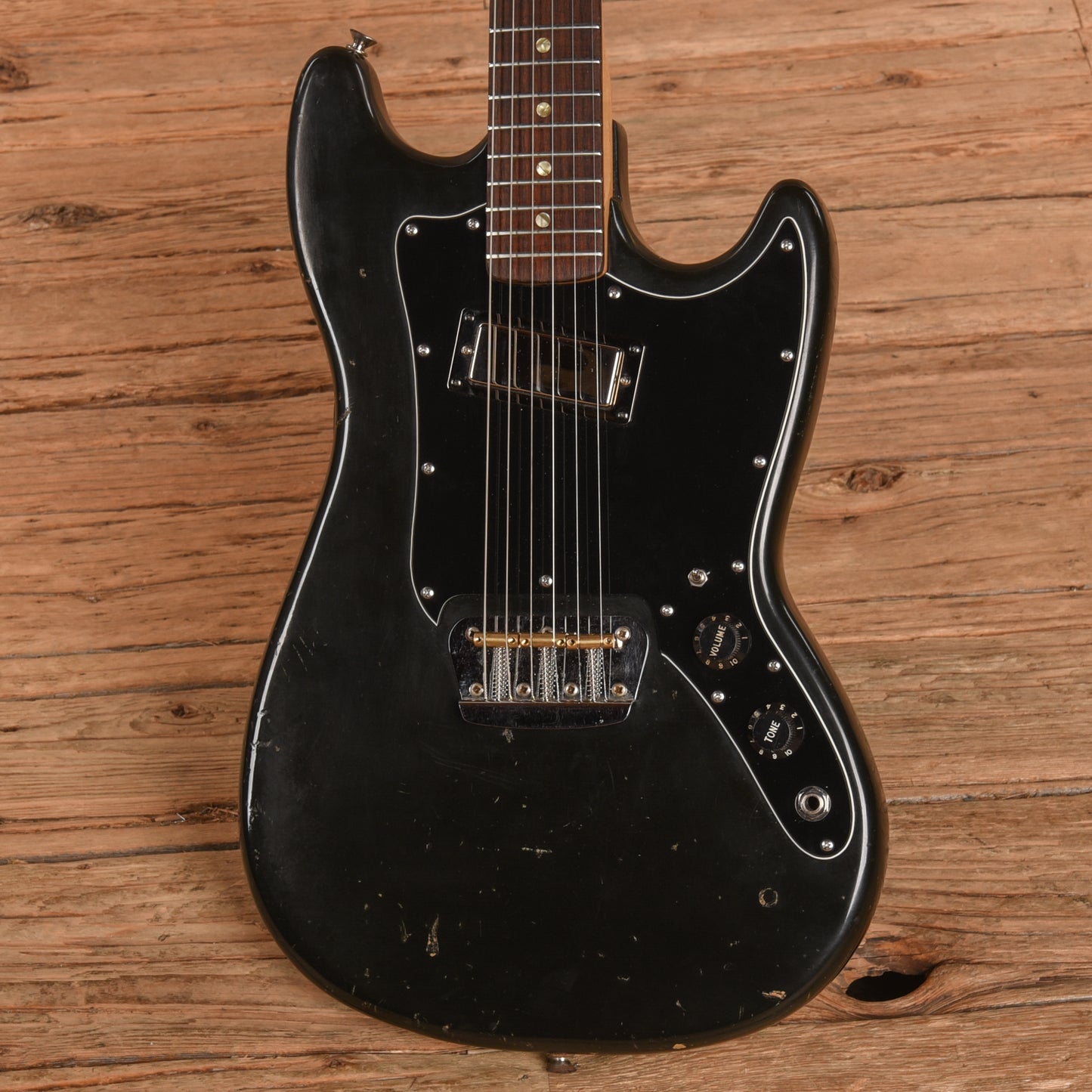Fender Musicmaster Black 1978 Electric Guitars / Solid Body