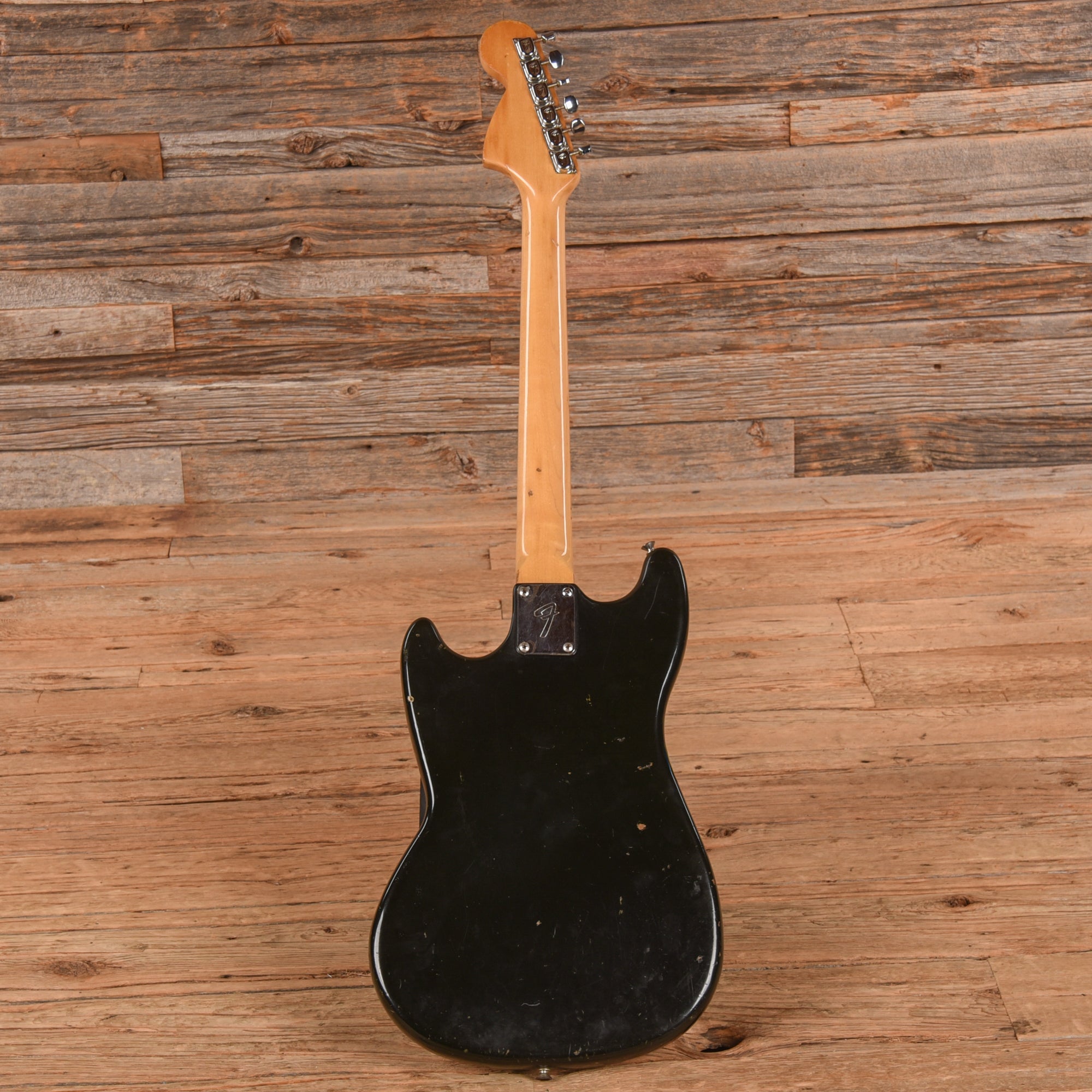 Fender Musicmaster Black 1978 Electric Guitars / Solid Body
