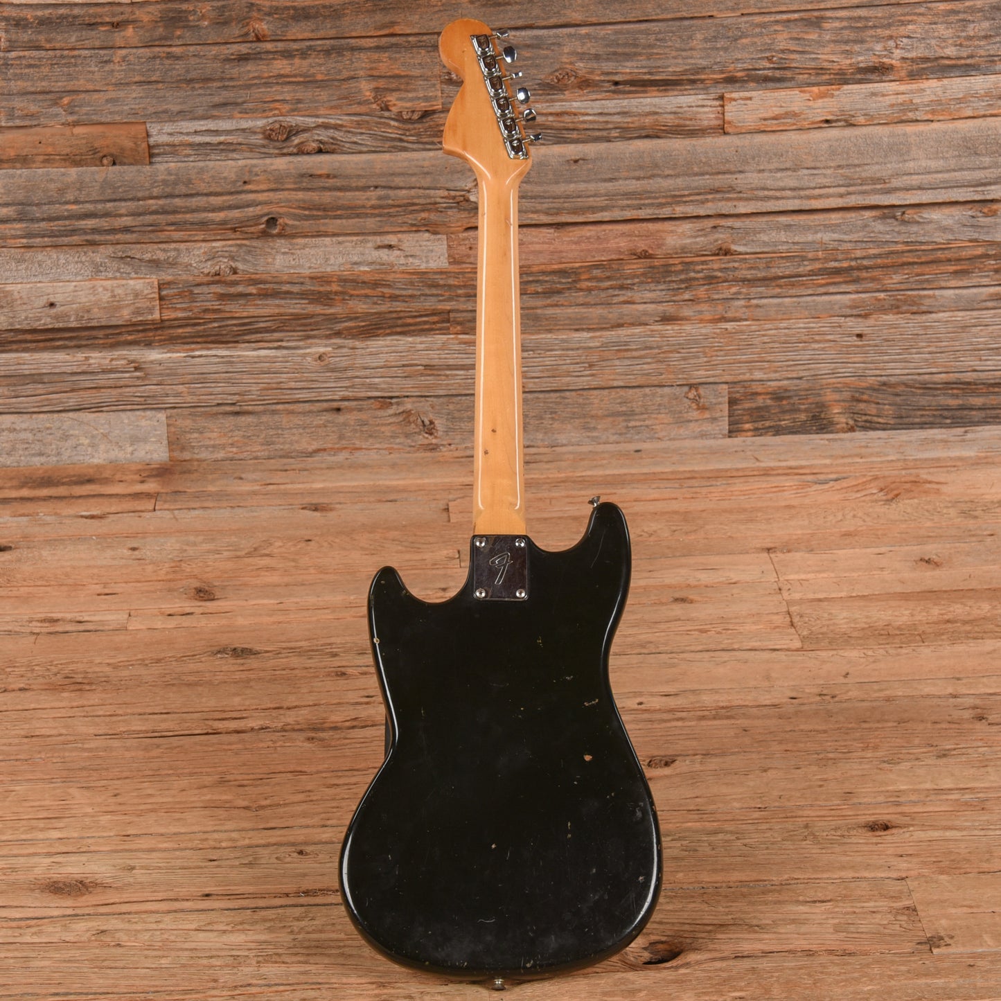 Fender Musicmaster Black 1978 Electric Guitars / Solid Body