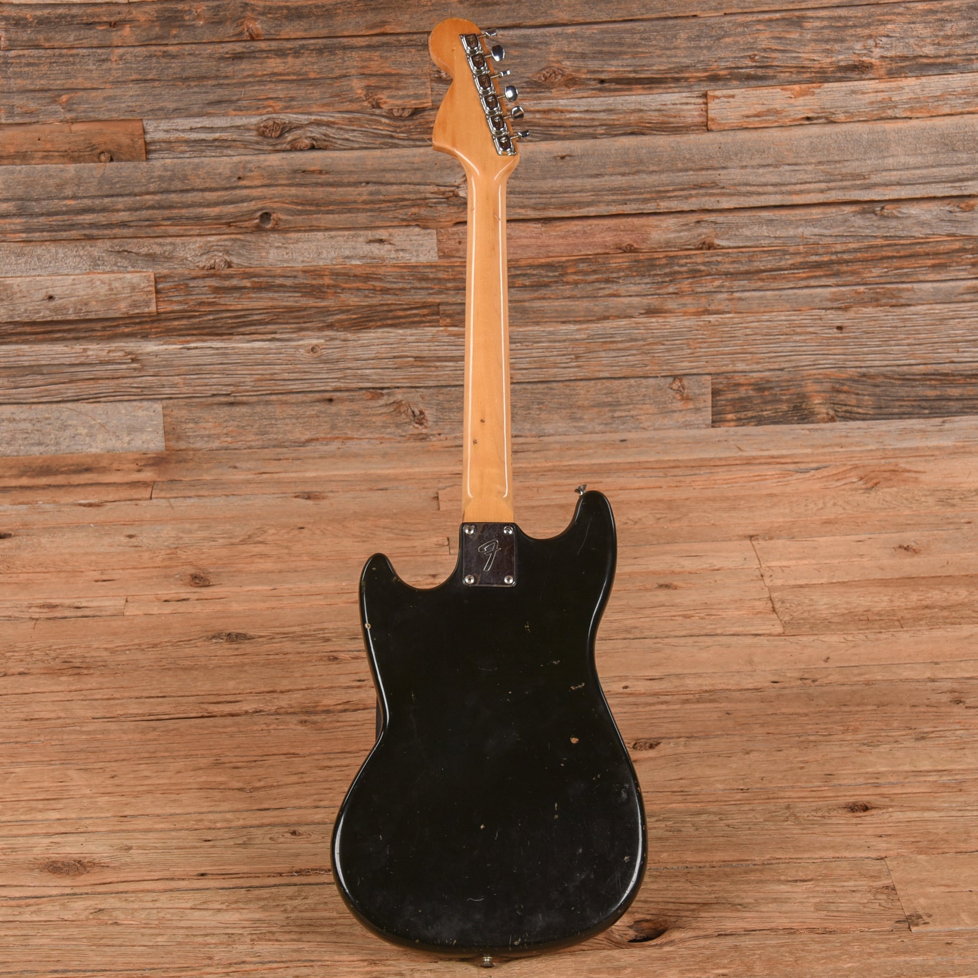 Fender Musicmaster Black 1978 Electric Guitars / Solid Body
