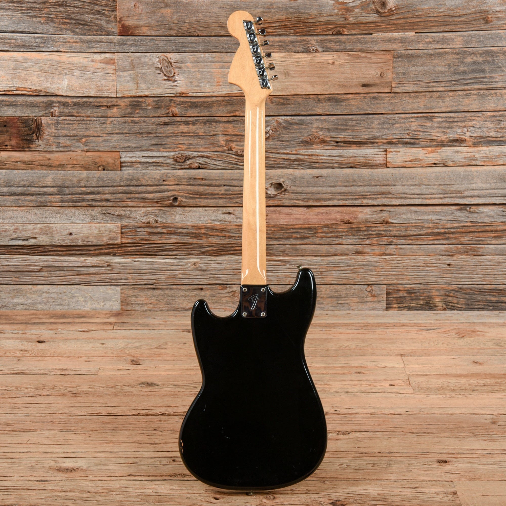 Fender Musicmaster Black 1980 Electric Guitars / Solid Body