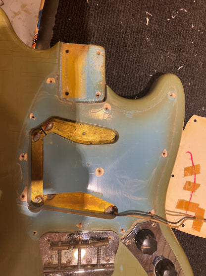 Fender Musicmaster Blue 1965 Electric Guitars / Solid Body