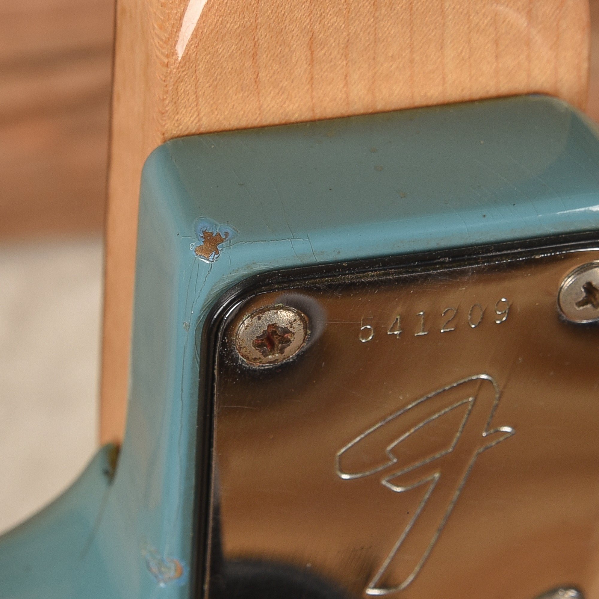 Fender Musicmaster Blue 1974 Electric Guitars / Solid Body