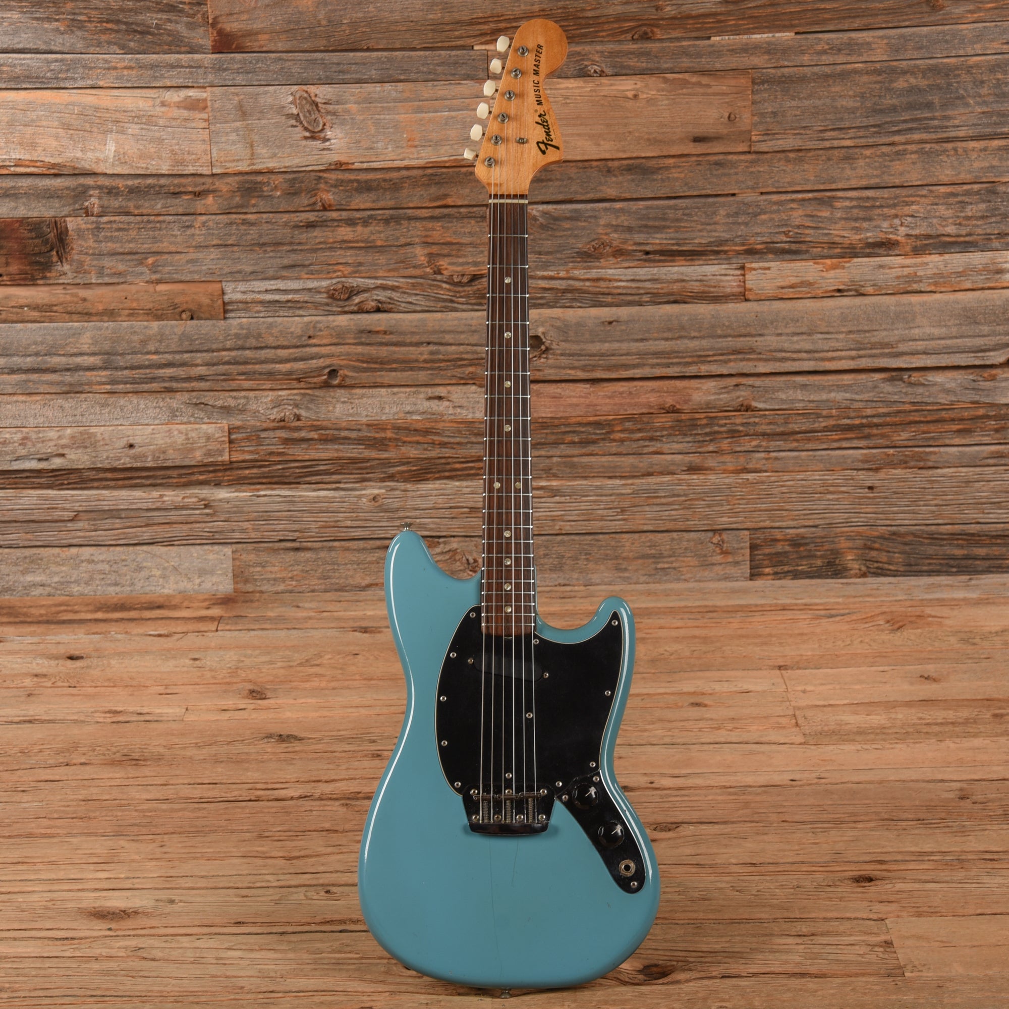 Fender Musicmaster Blue 1974 Electric Guitars / Solid Body