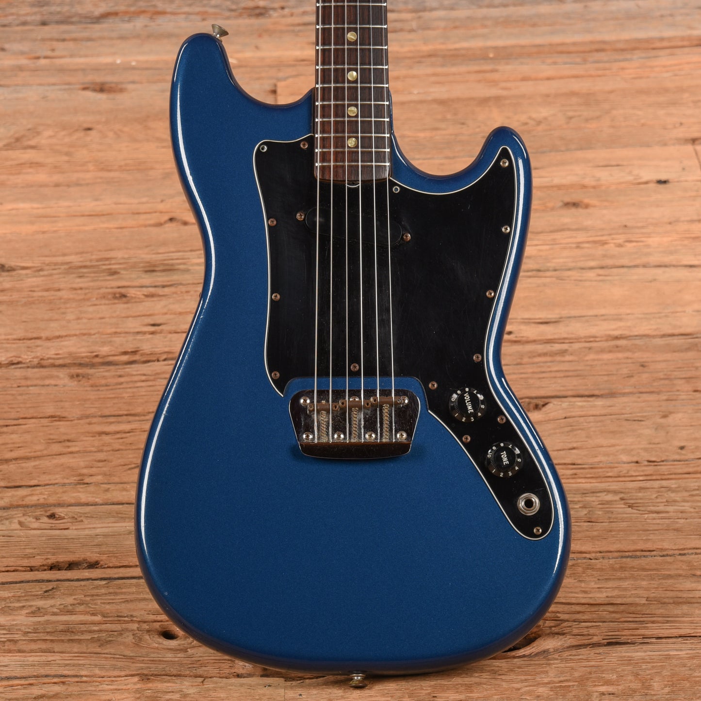 Fender Musicmaster Blue Refin 1978 Electric Guitars / Solid Body