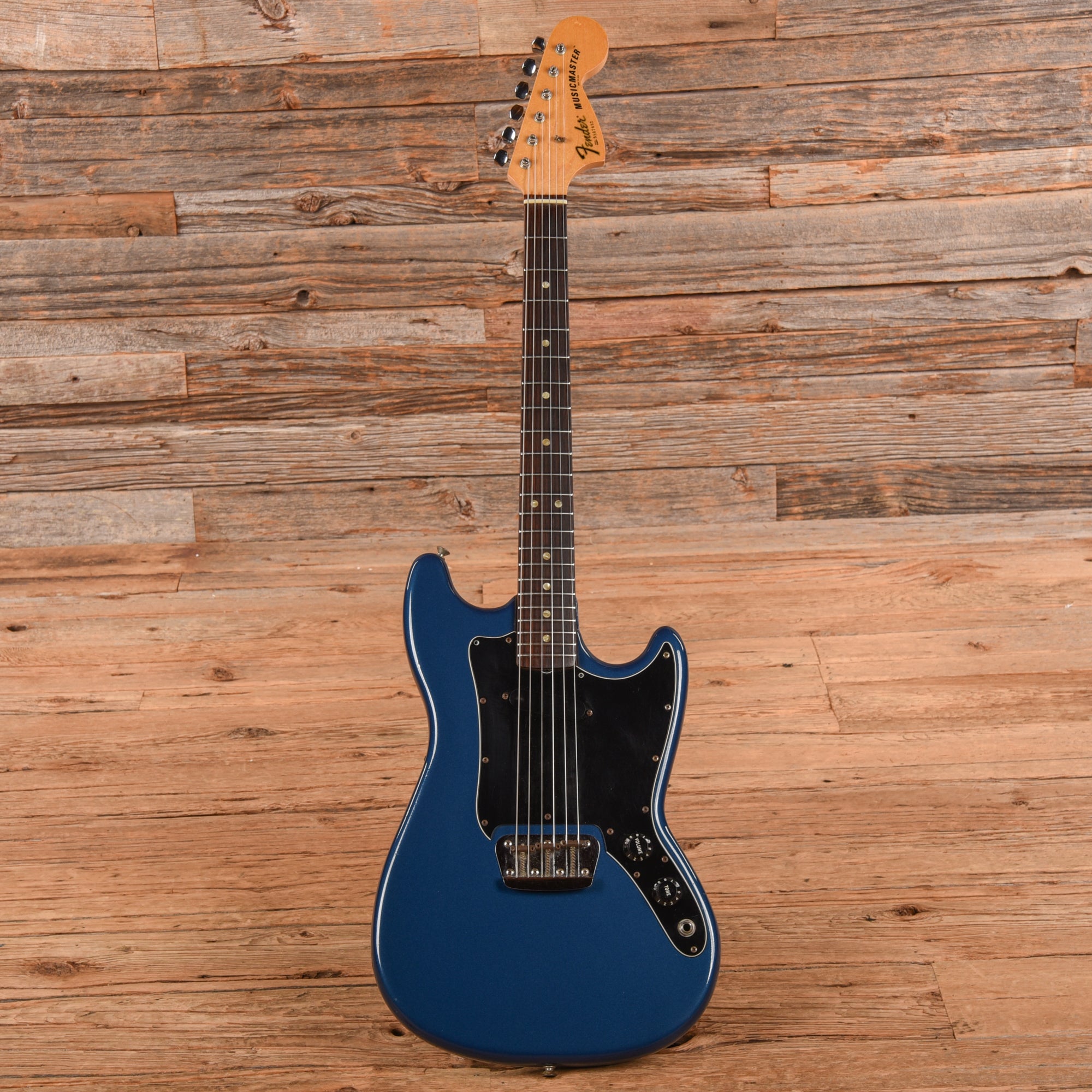 Fender Musicmaster Blue Refin 1978 Electric Guitars / Solid Body