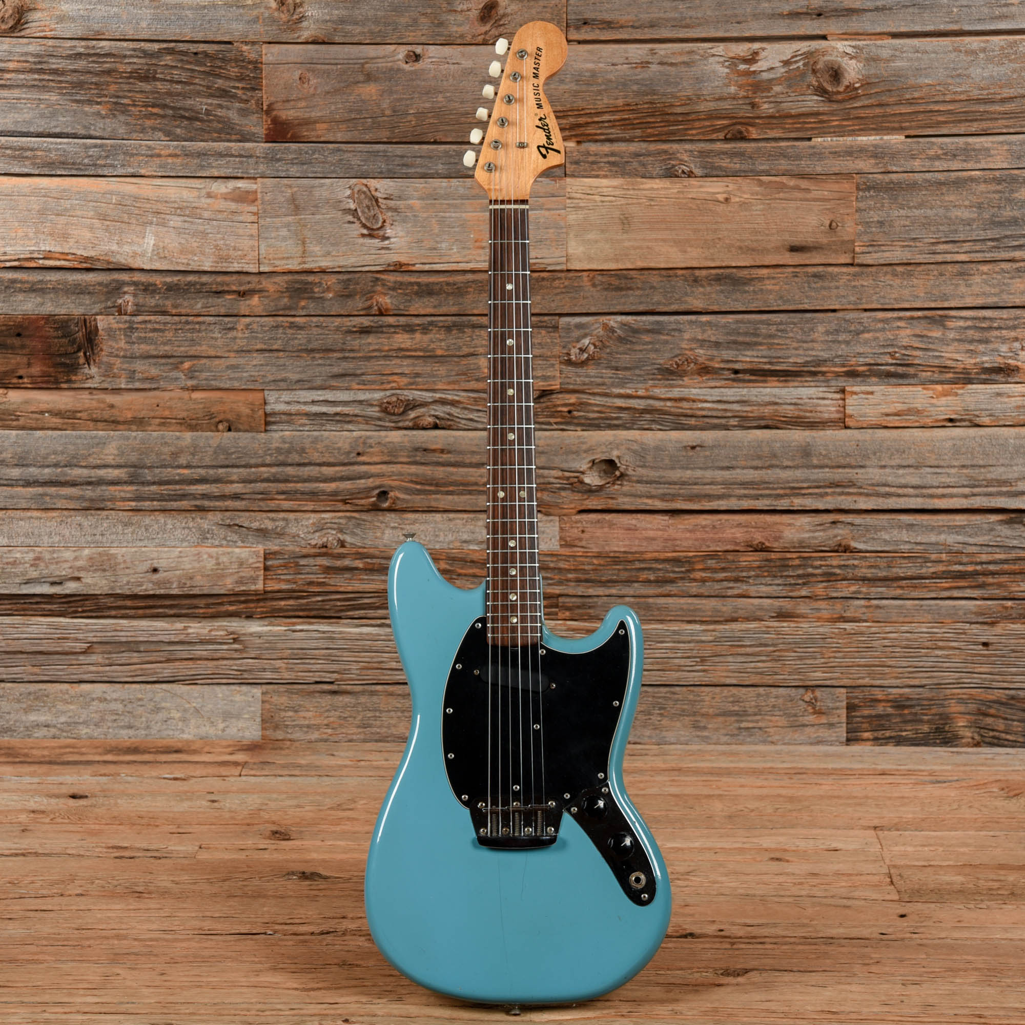 Fender Musicmaster Daphne Blue 1973 Electric Guitars / Solid Body