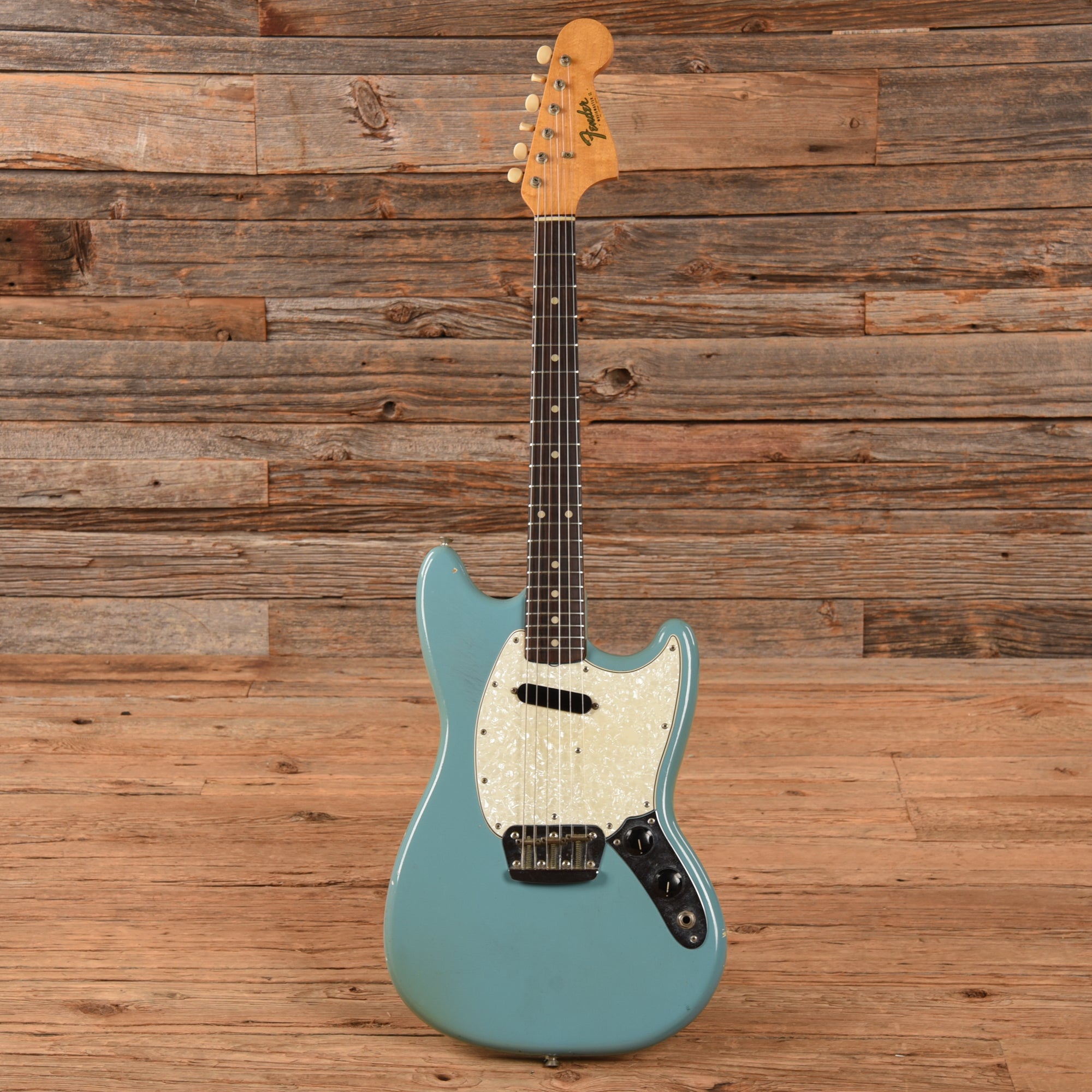 Fender Musicmaster II Blue 1965 Electric Guitars / Solid Body