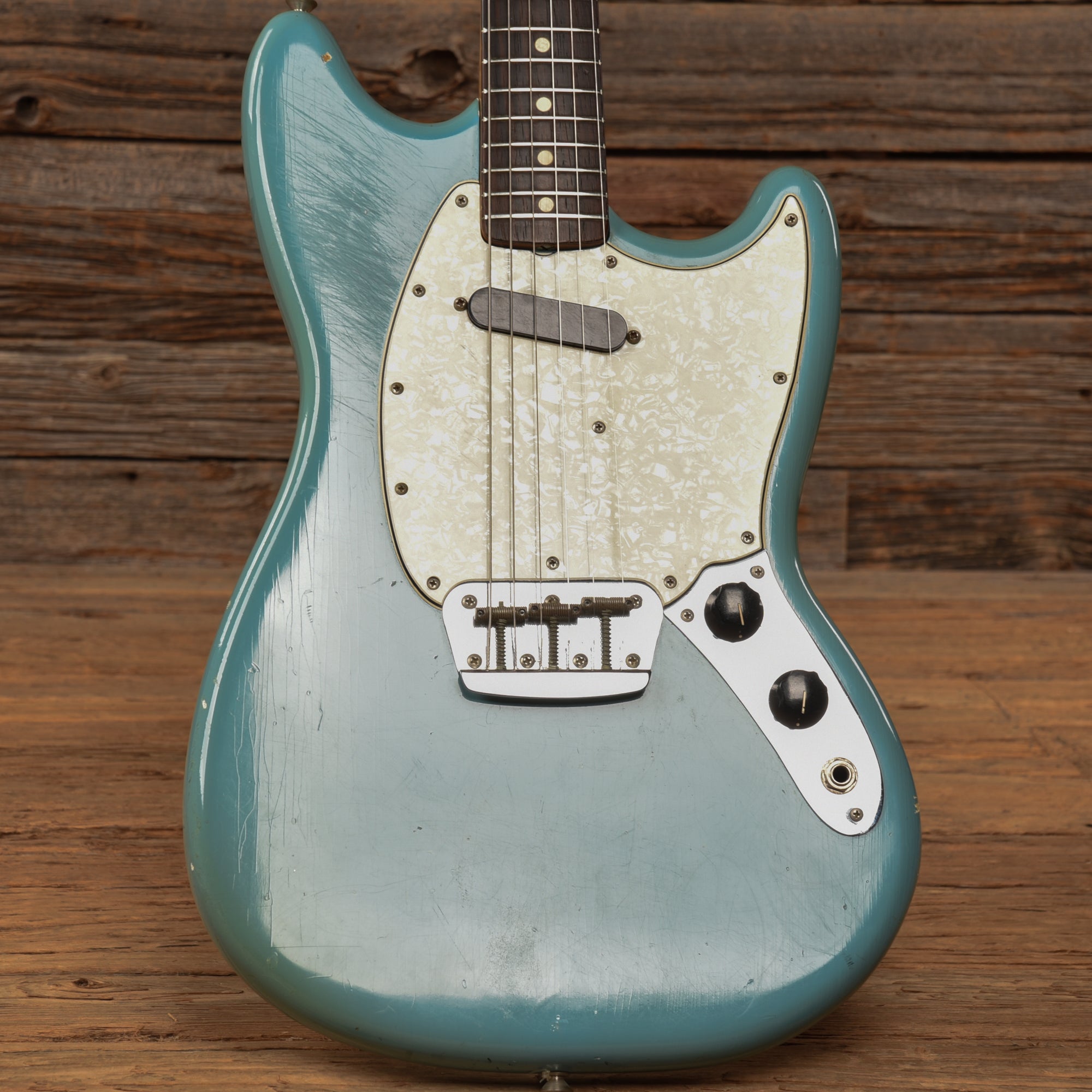 Fender Musicmaster II Blue 1965 Electric Guitars / Solid Body