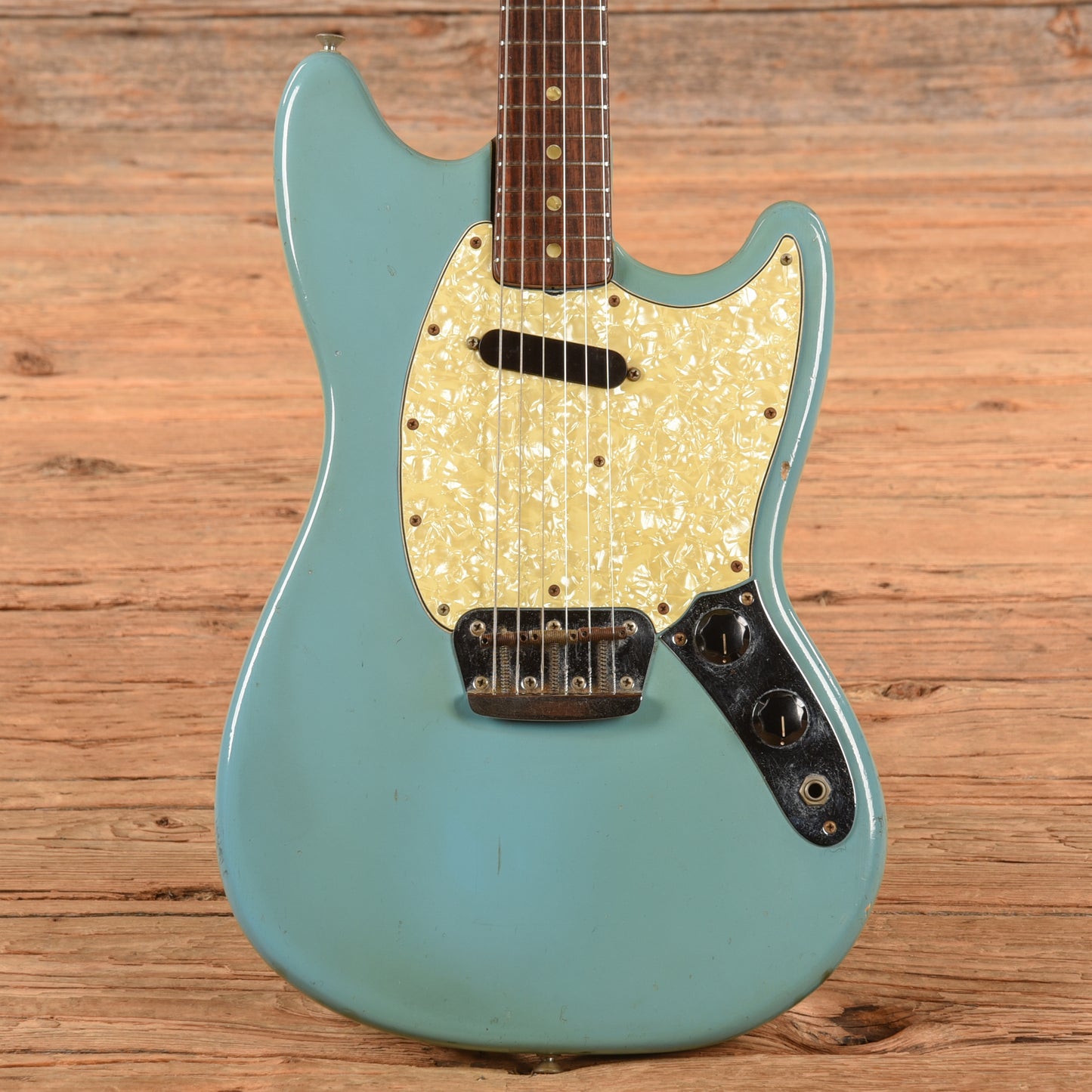 Fender Musicmaster II Daphne Blue 1967 Electric Guitars / Solid Body