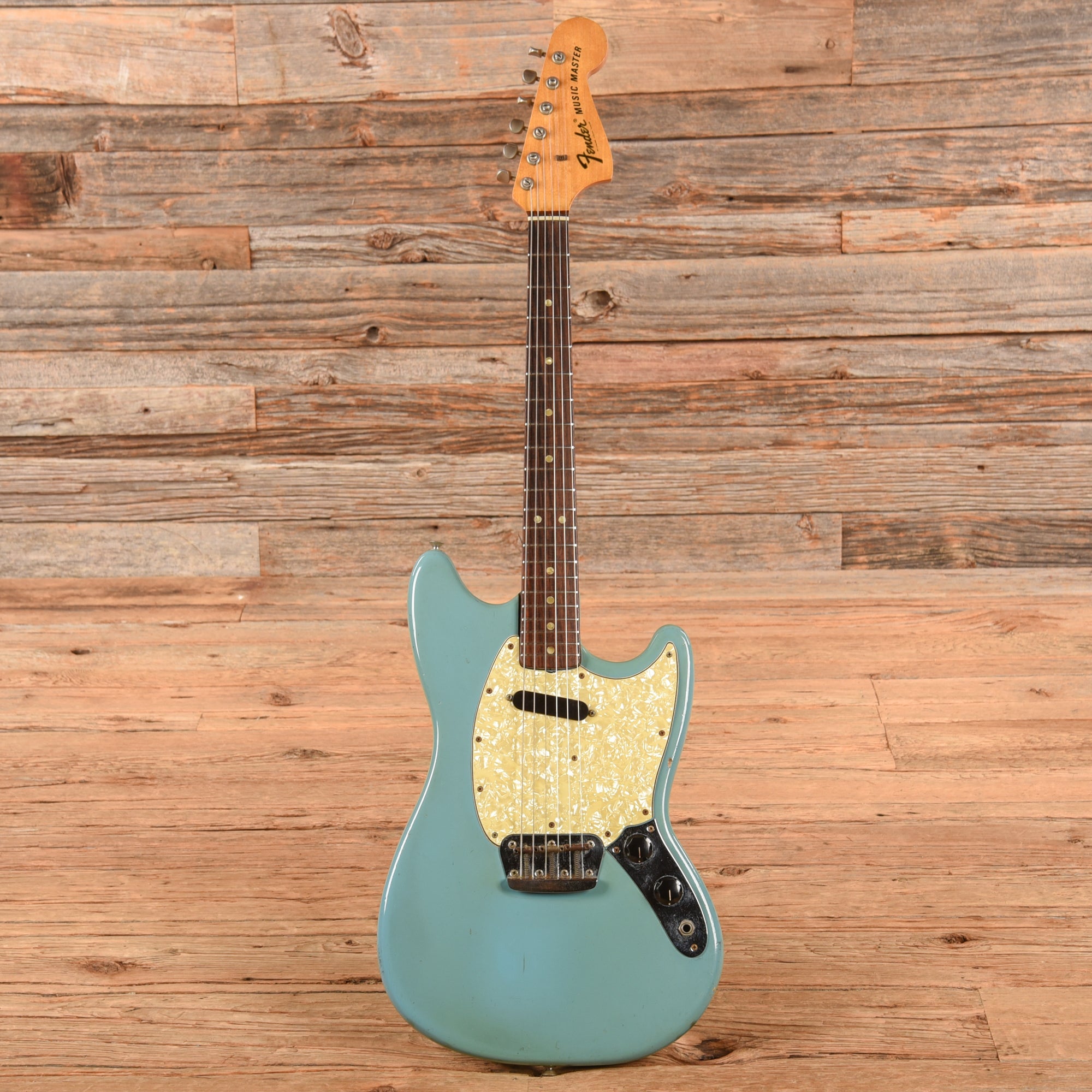 Fender Musicmaster II Daphne Blue 1967 Electric Guitars / Solid Body