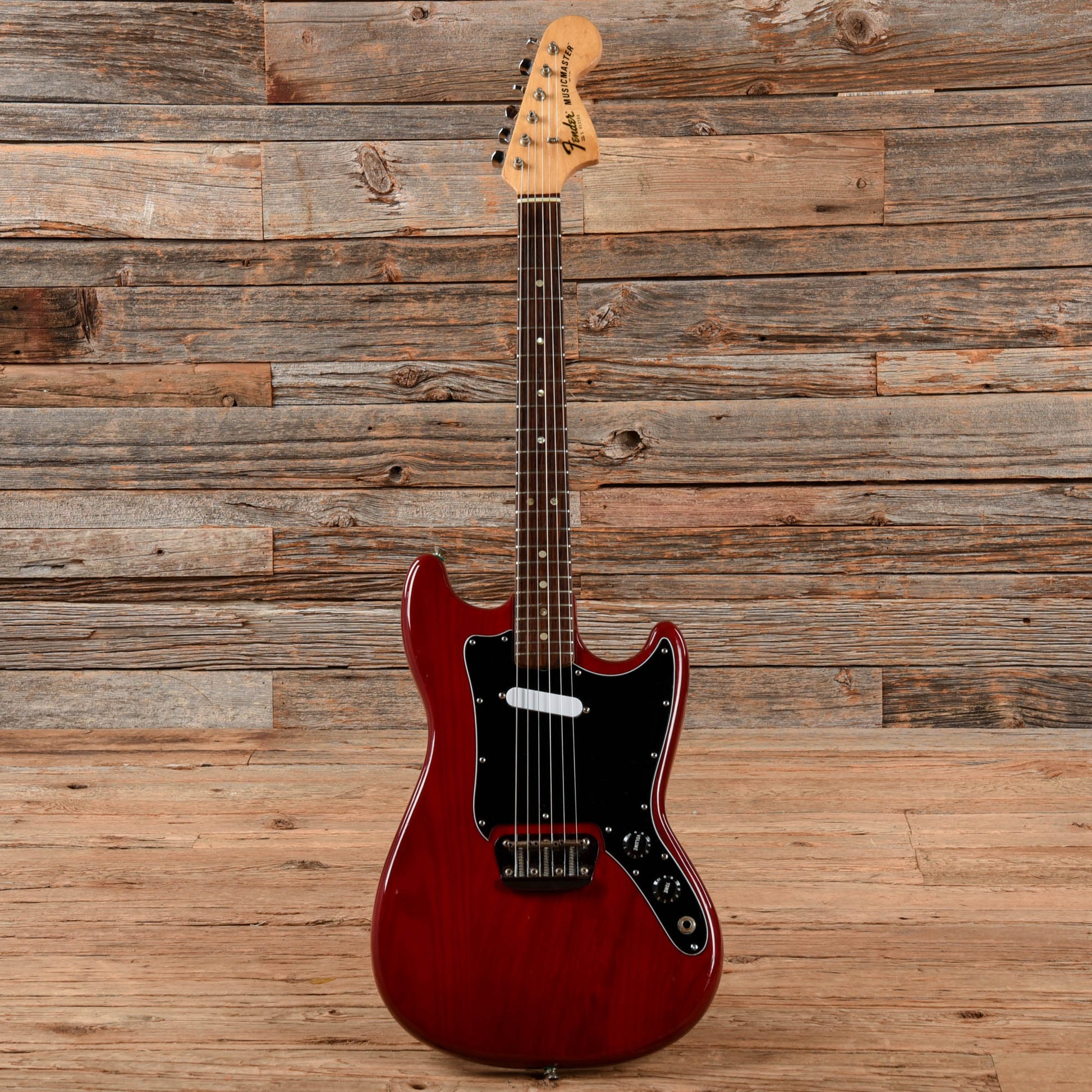 Fender Musicmaster Wine Red 1979 Electric Guitars / Solid Body