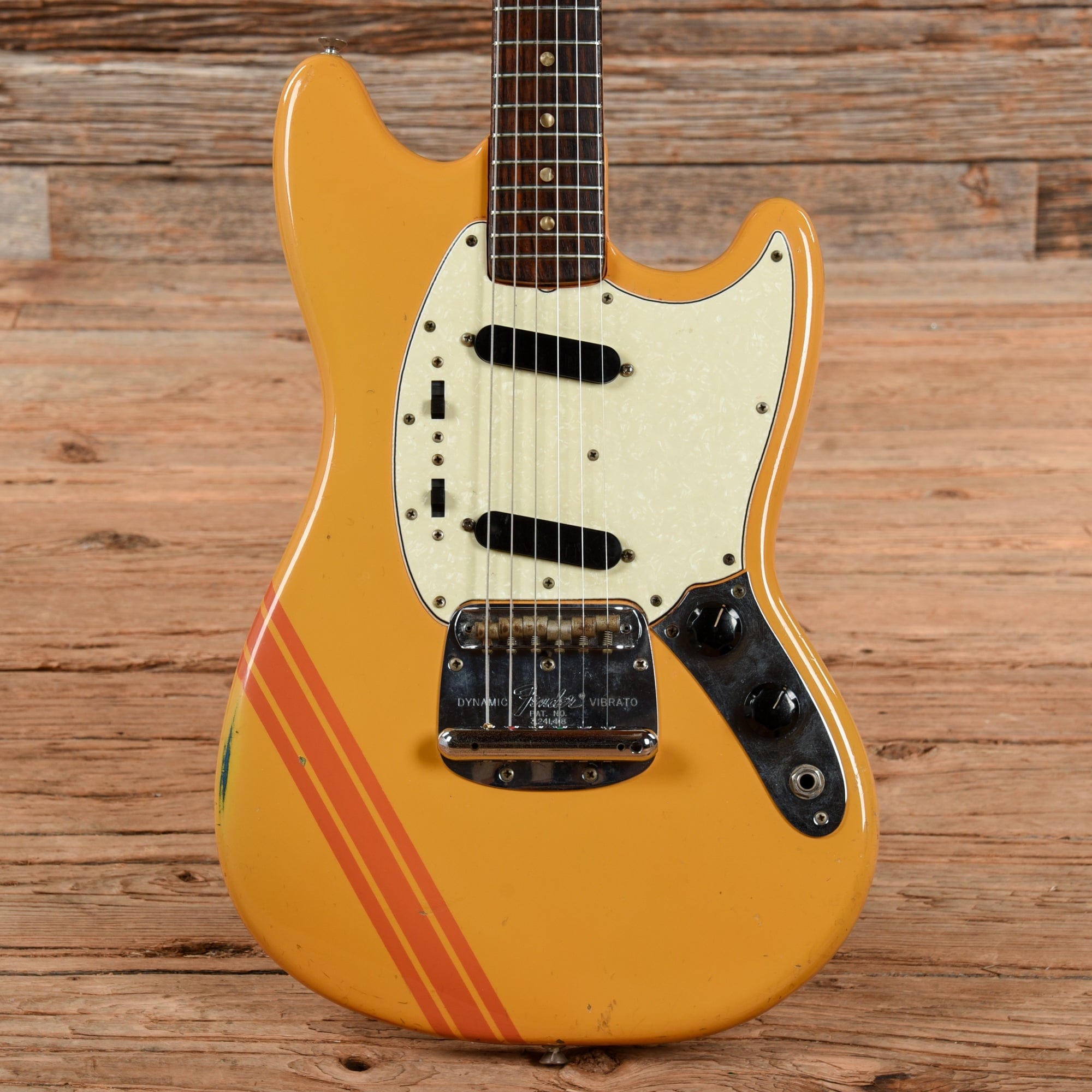 Fender Mustang Competition Orange 1968 Electric Guitars / Solid Body