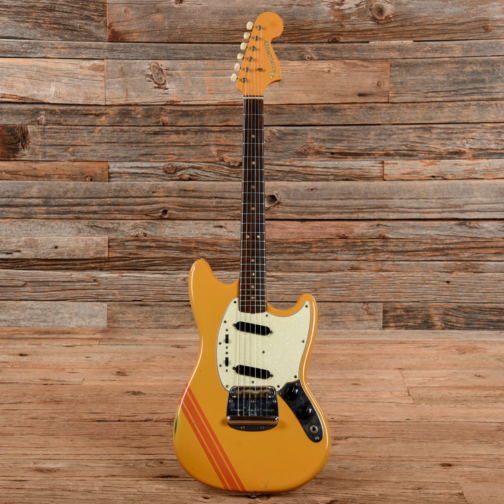 Fender Mustang Competition Orange 1968 Electric Guitars / Solid Body