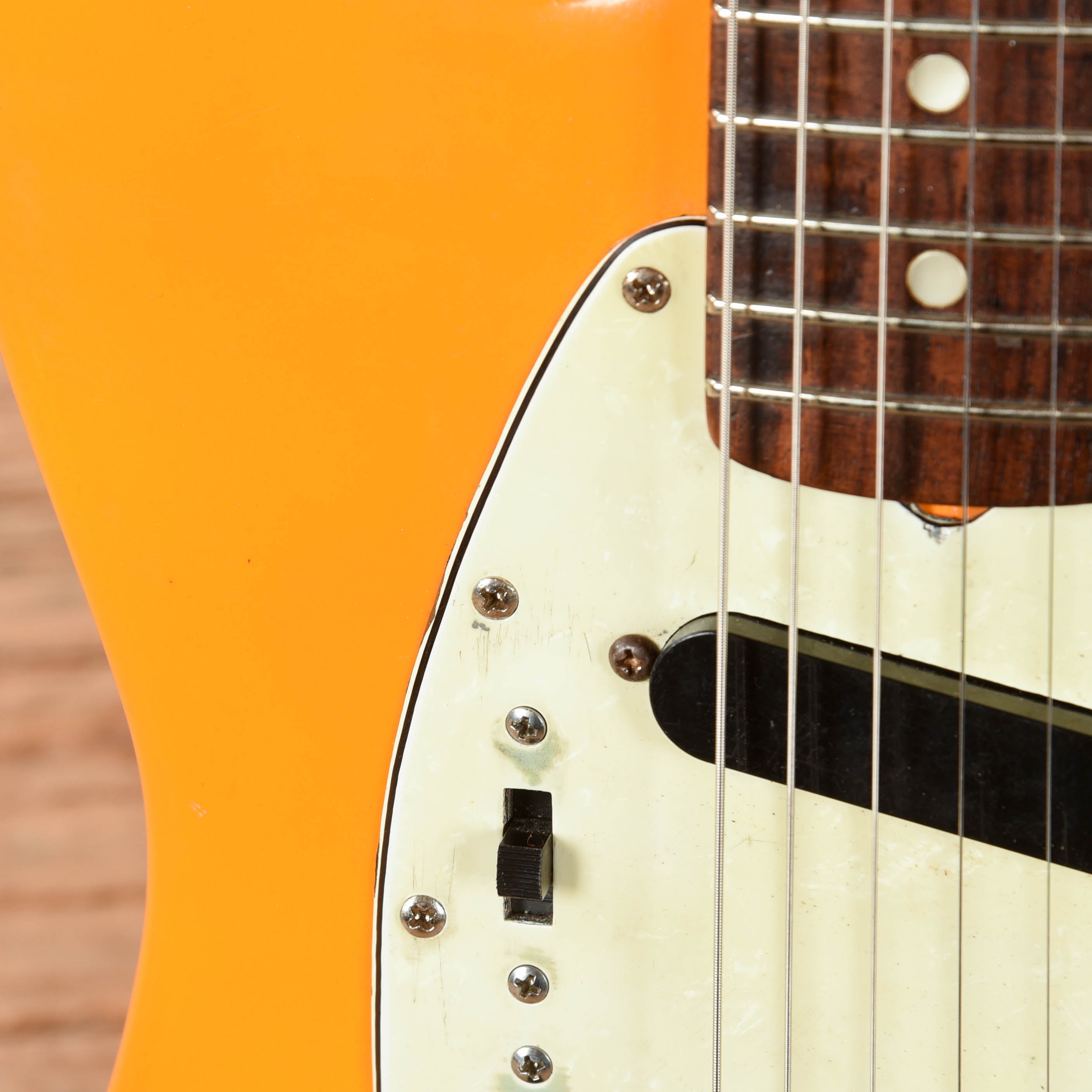 Fender Mustang Competition Orange Refin 1968 Electric Guitars / Solid Body
