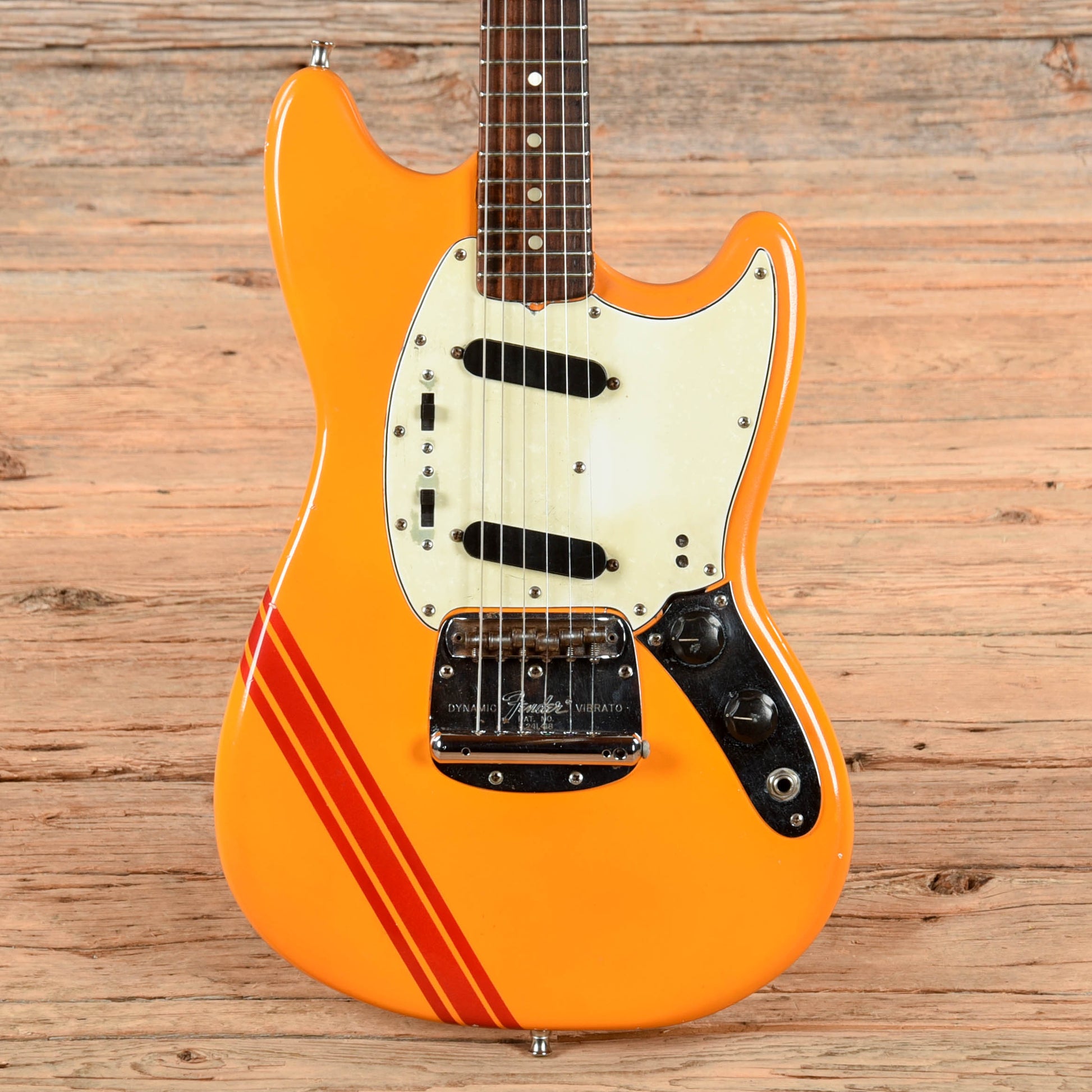 Fender Mustang Competition Orange Refin 1968 Electric Guitars / Solid Body