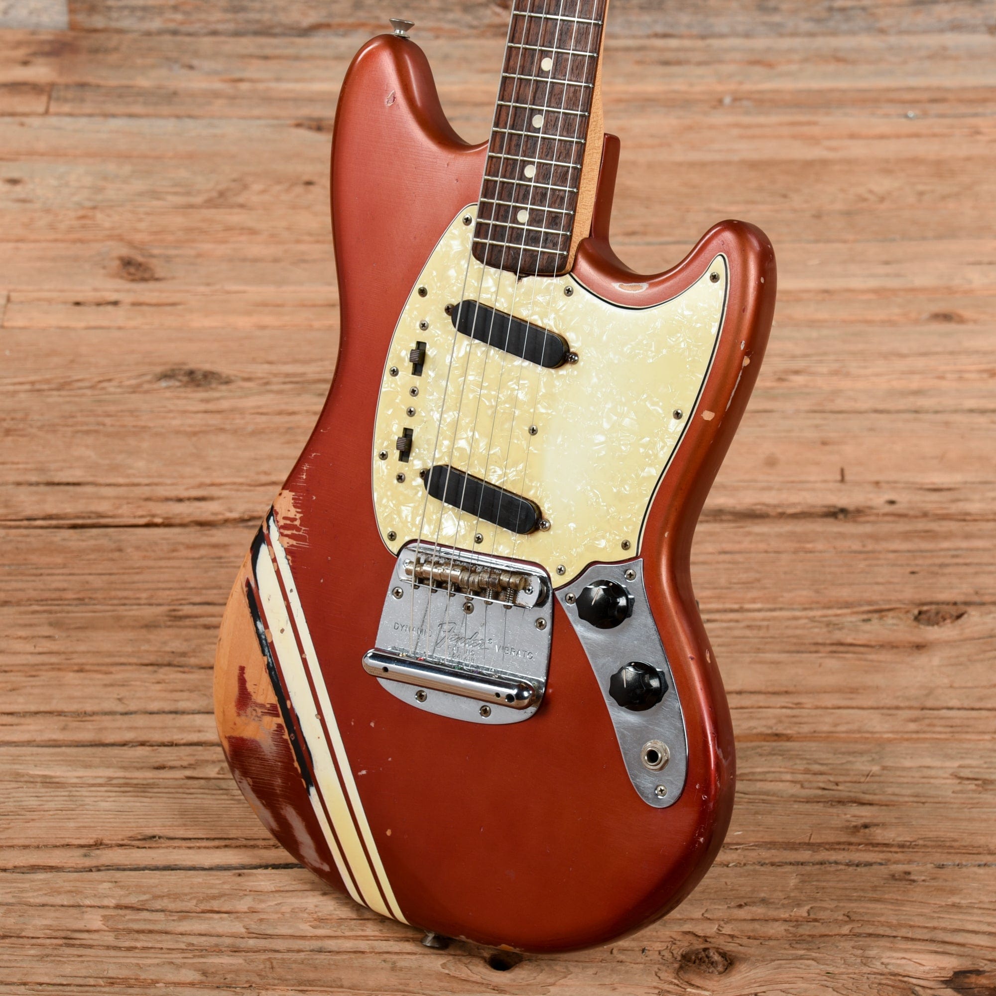 Fender Mustang Competition Red 1969 Electric Guitars / Solid Body