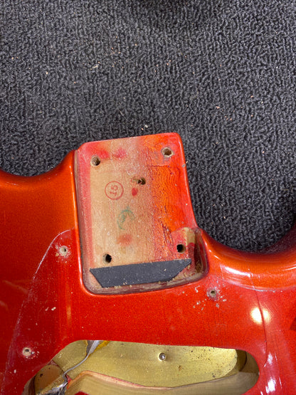 Fender Mustang Competition Red 1970 Electric Guitars / Solid Body