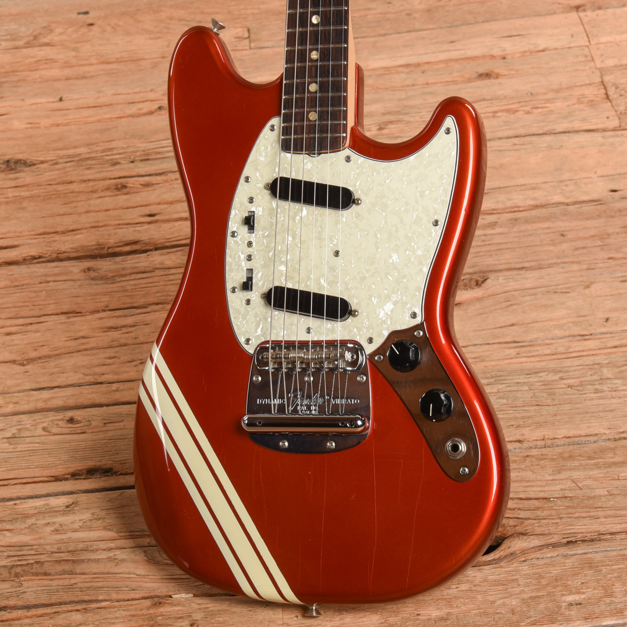 Fender Mustang Competition Red 1970 Electric Guitars / Solid Body